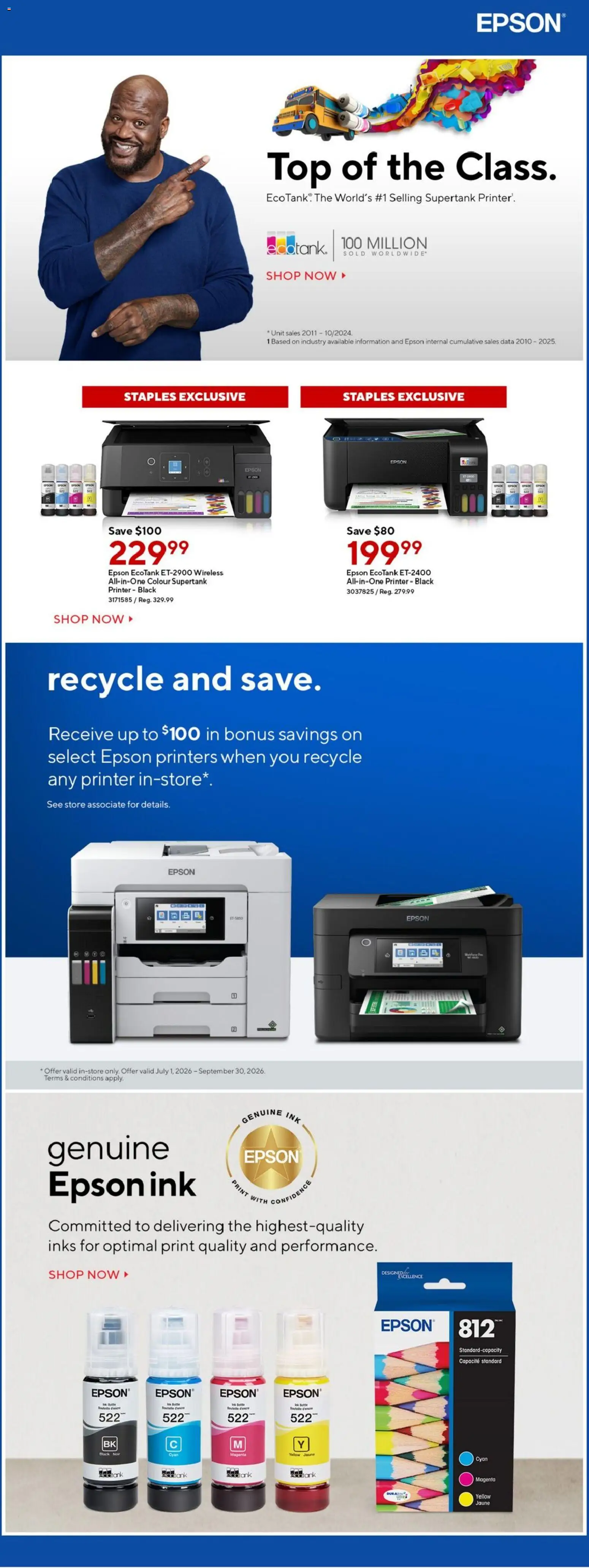 Staples flyer valid from Aug 14, 2026 | Page: 20