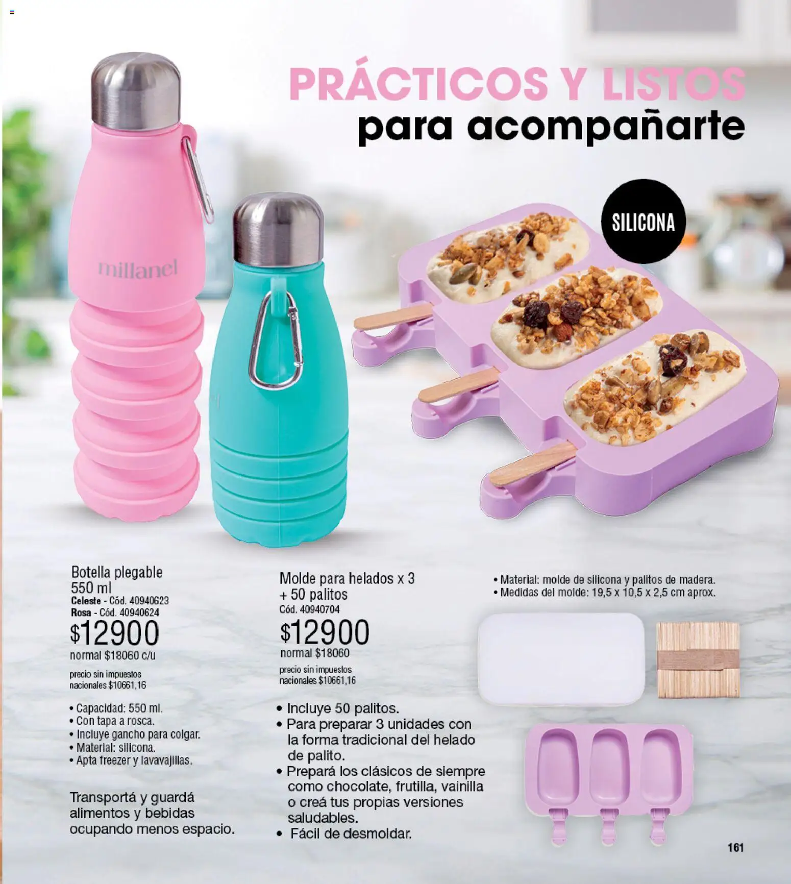 Millanel - Catálogo │ válido desde el 20/07/2026 | Página: 185 | Productos: Helado, Botella, Bebidas, Freezer