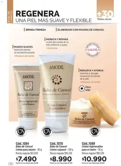 Vista previa Catálogo Amodil Campaña 15 válido desde el 26/08/2026 | Página: 16 | Productos: Manteca de karité, Flexible, Crema para manos, Crema regenerativa