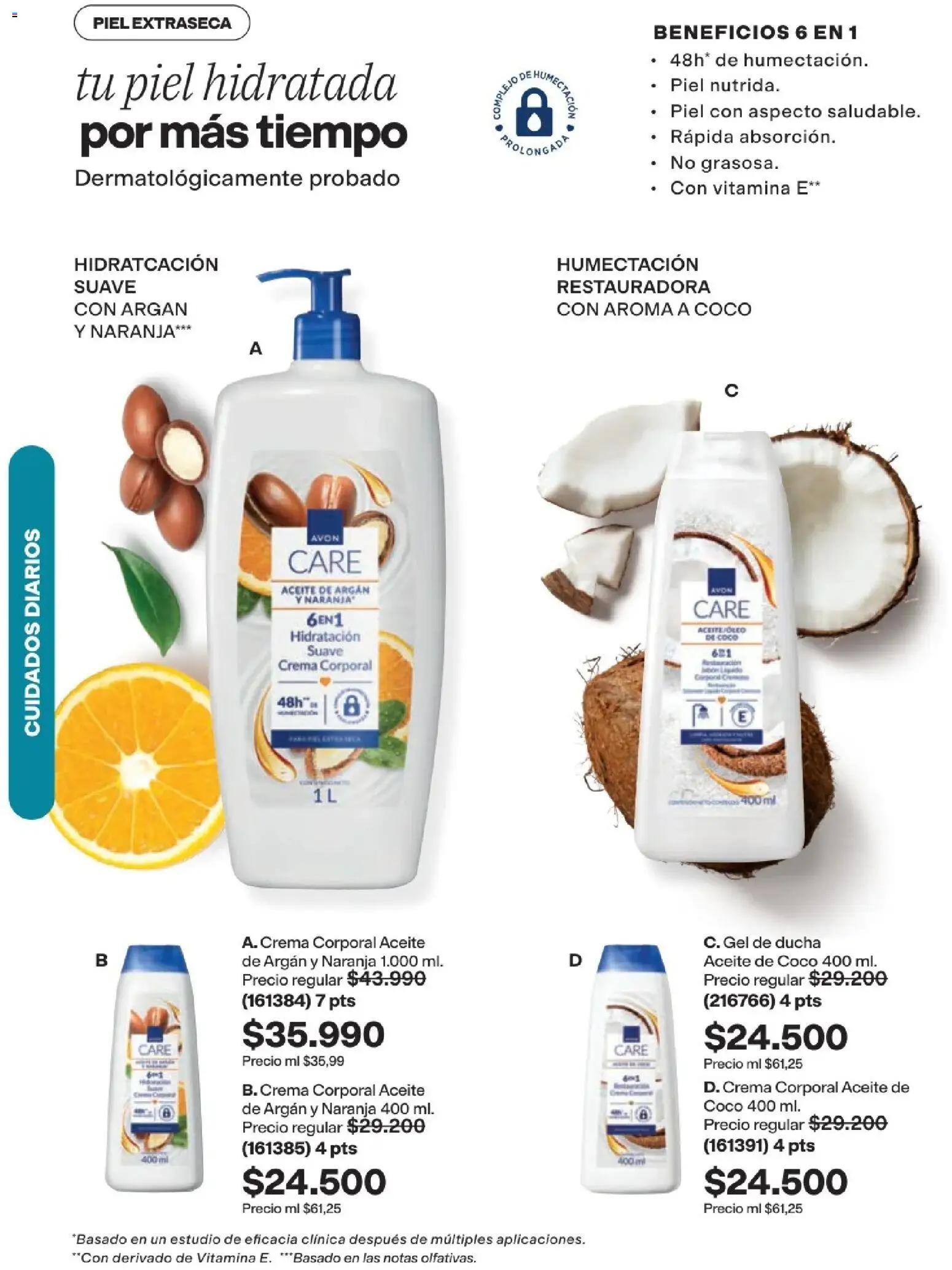 Avon revista - valida desde el 15/07/2026 | Página: 135 | Productos: Aceite de coco, Coco, Gel de ducha, Aceite