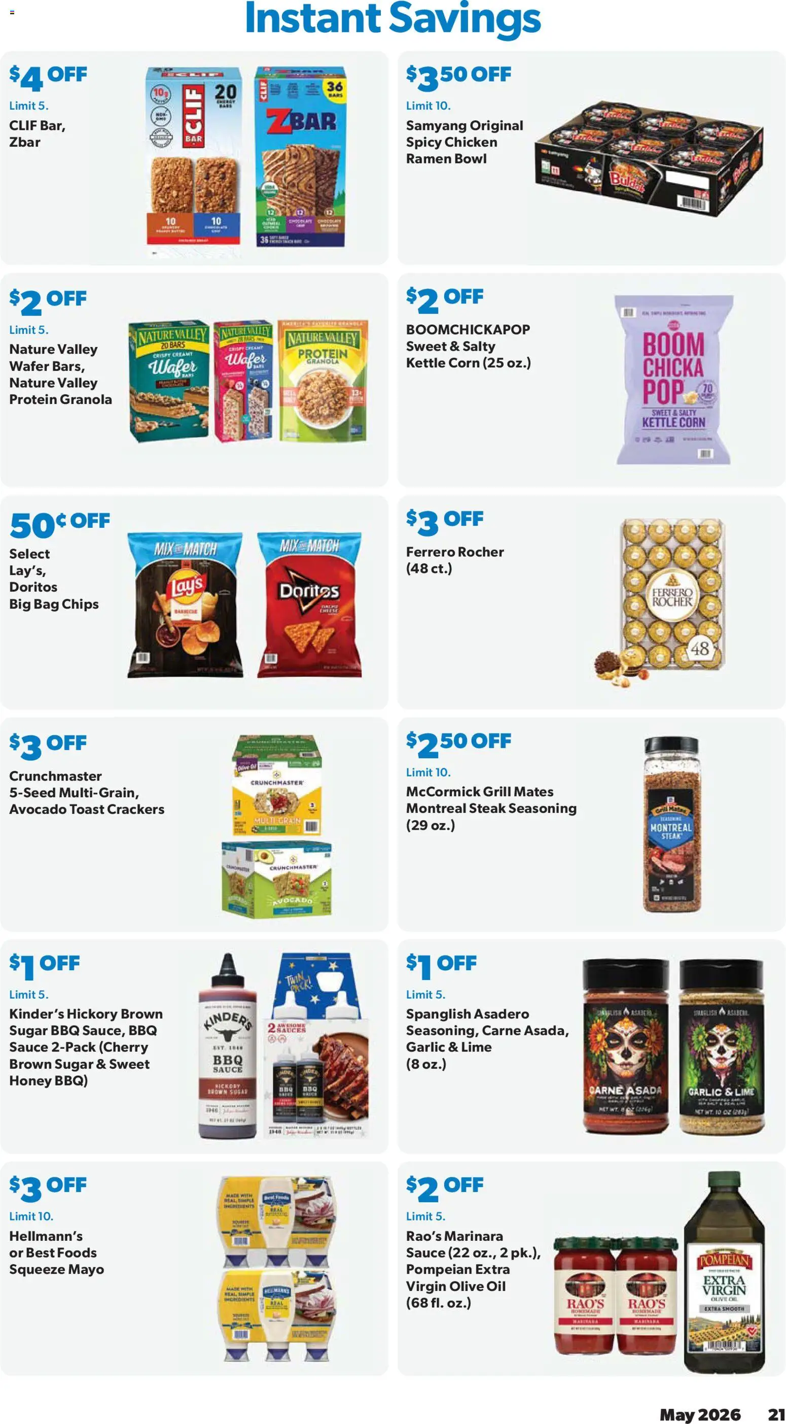 Sam's Club Weekly Ad - valid from 29.04.2026 | Page: 21 | Products: Corn, Sugar, Bag, Grill