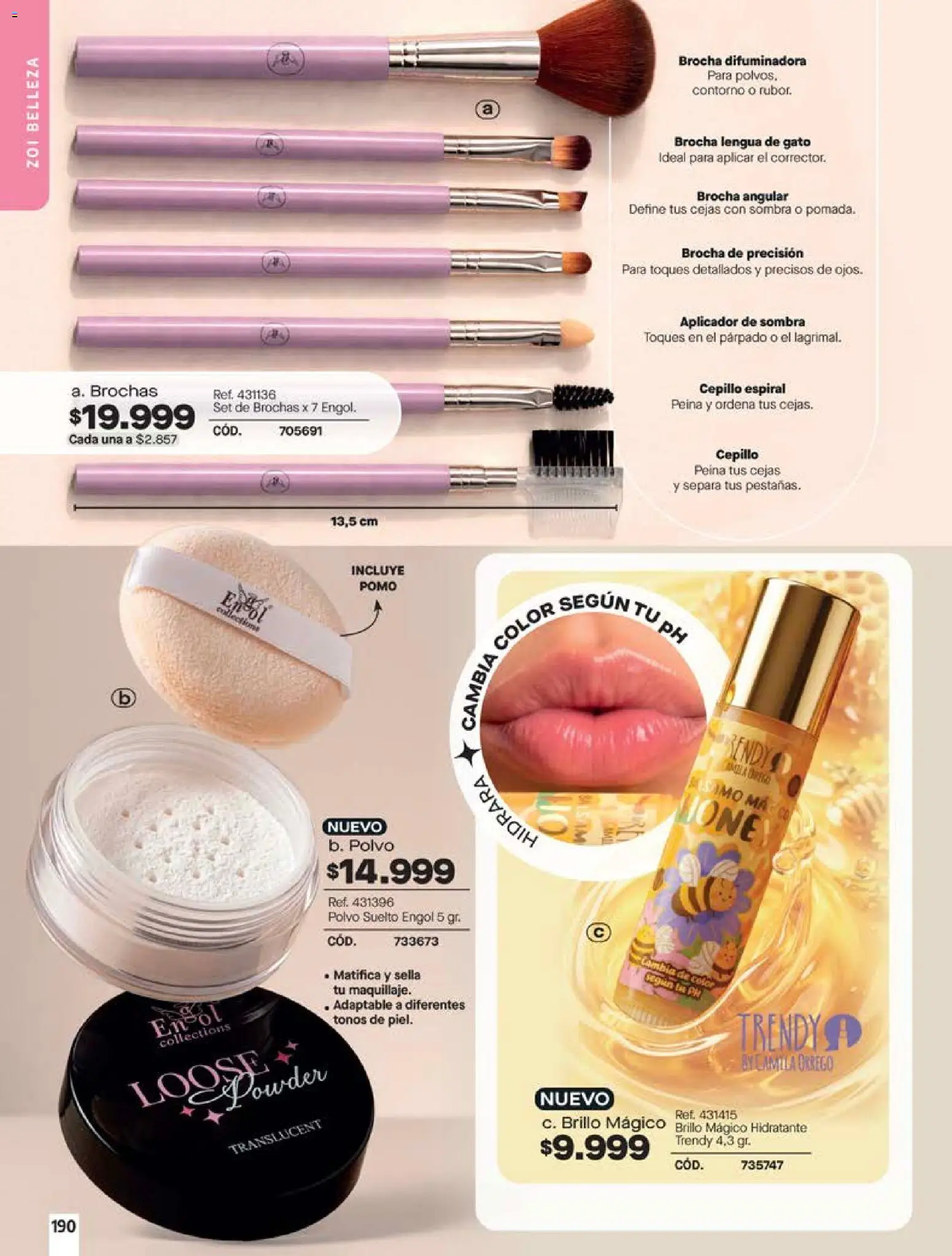 Pacifika revista - valida desde el 03.06.2026 | Página: 191 | Productos: Polvo, Cepillo, Sombra, Contorno