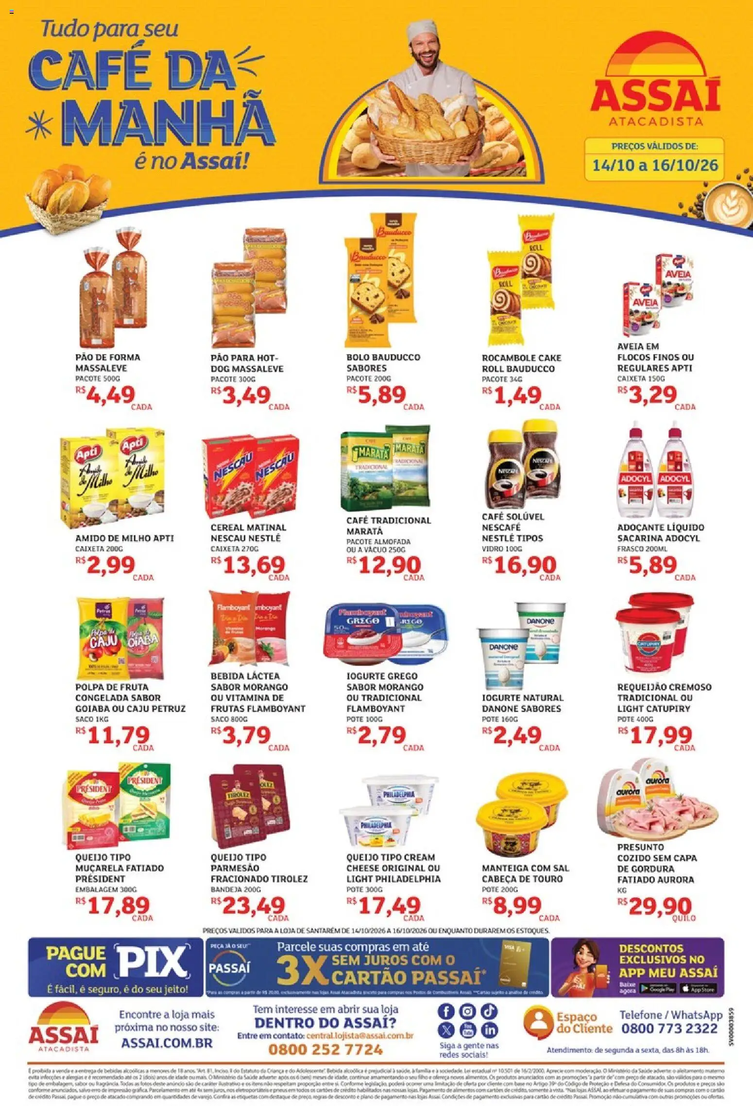 Assaí Atacadista Folheto - válido de 14/10/2026 | Página: 1