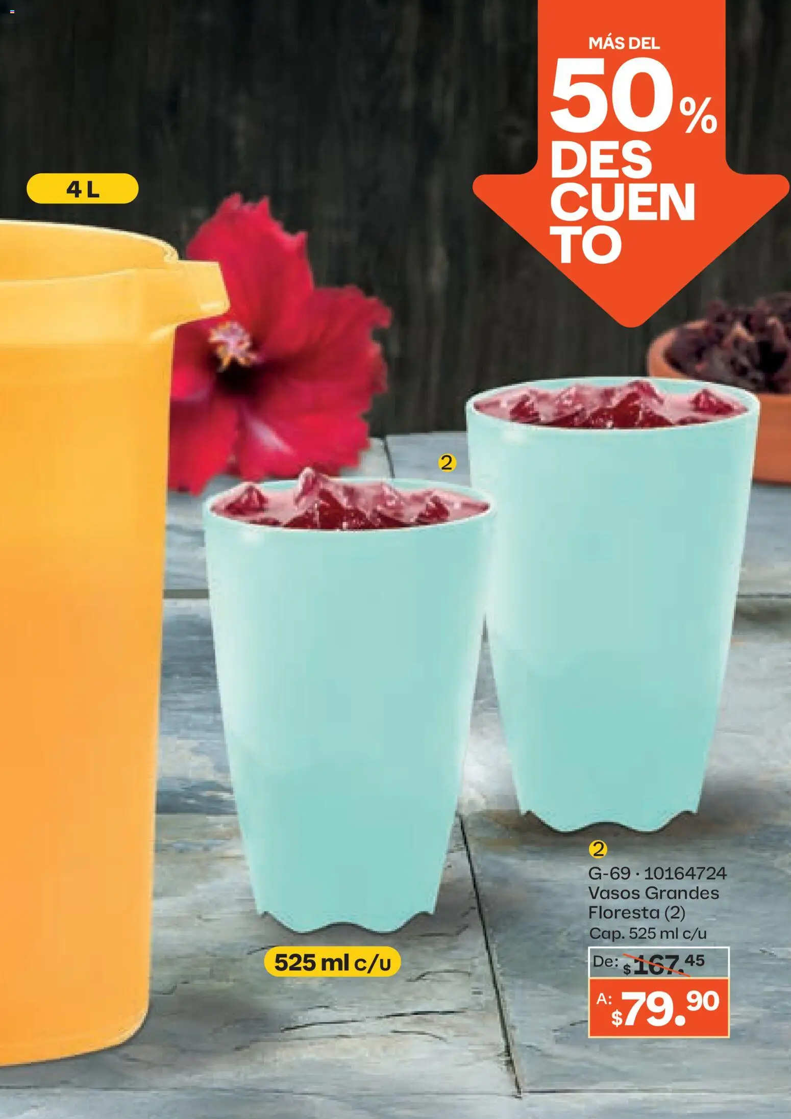 Nuevas ofertas de Tupperware válidas en toda la República Mexicana desde el 23.03.2026. ¡Encuentra las mejores ofertas en Tupperware catálogo! | Página: 53 | Productos: Vasos