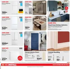 Preview of Home Hardware weekly flyer / circulaire from shop Home Hardware valid from Aug 13, 2026 | Page: 28 | Products: Interior doors, Refrigerator, Freezer