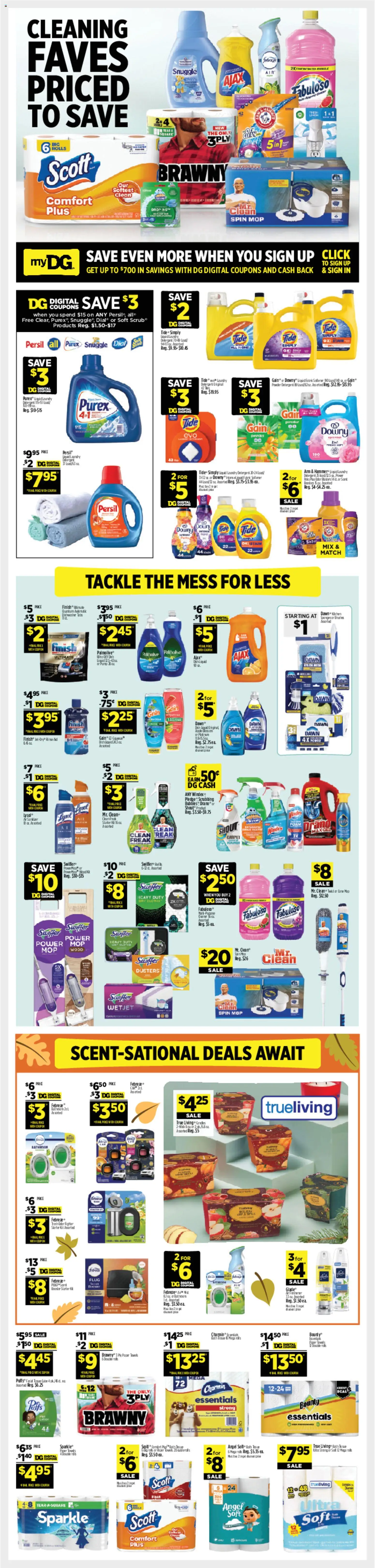Dollar General Weekly Ad - valid from 08/23/2026 | Page: 10 | Products: Air freshener, Laundry detergent, Hammer, Gin