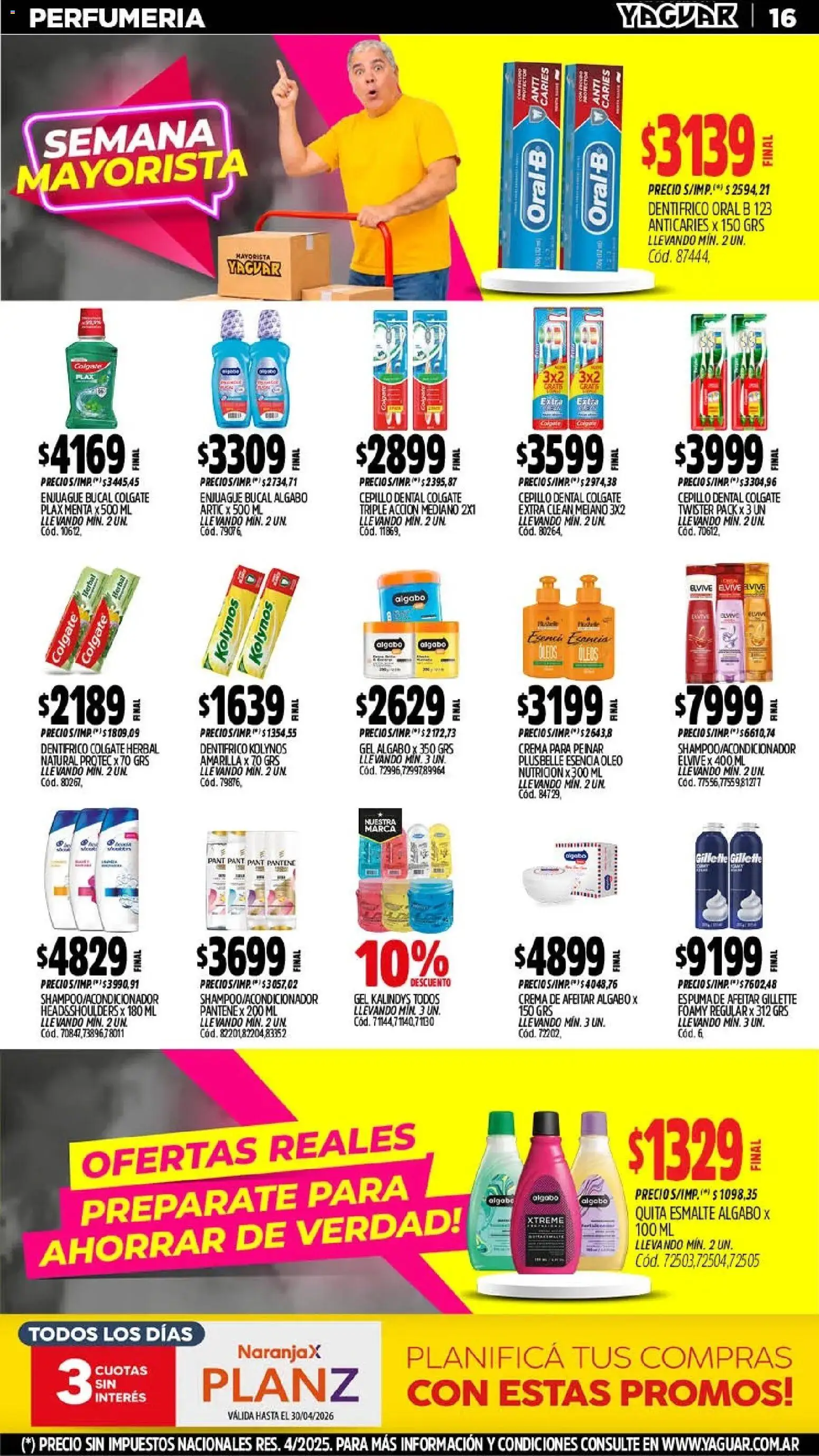 Yaguar - Oferta Semanal General Roca │ válido desde el 18.05.2026 | Página: 17 | Productos: Cepillo, Enjuague bucal, Crema