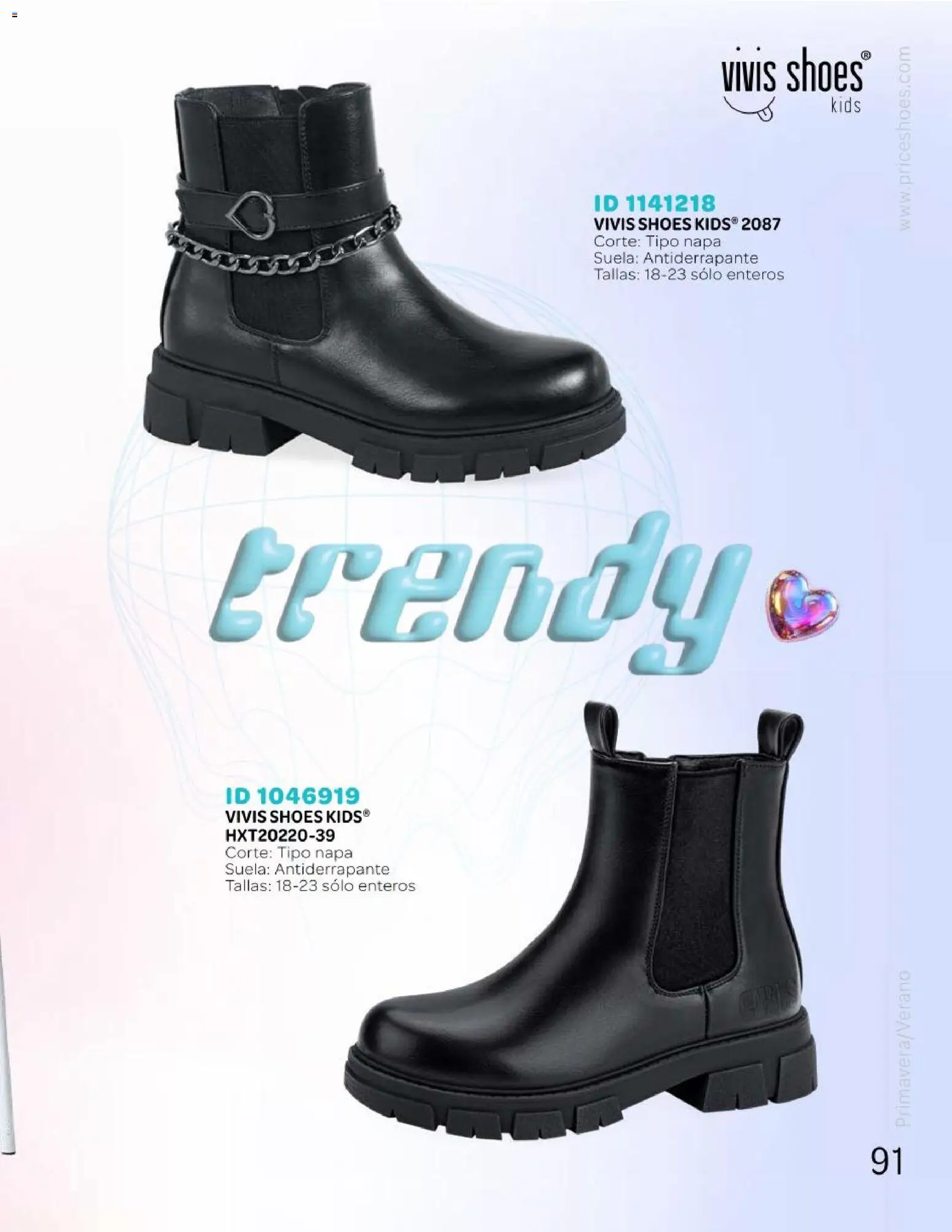 Nuevas ofertas de Price Shoes válidas en toda la República Mexicana desde el 25.04.2026. ¡Encuentra las mejores ofertas en Price Shoes catálogo Kids todo en uno! | Página: 91