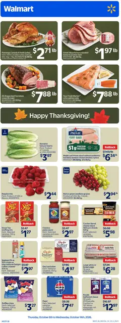 Preview of Walmart weekly flyer from shop Walmart valid from Oct 8, 2026