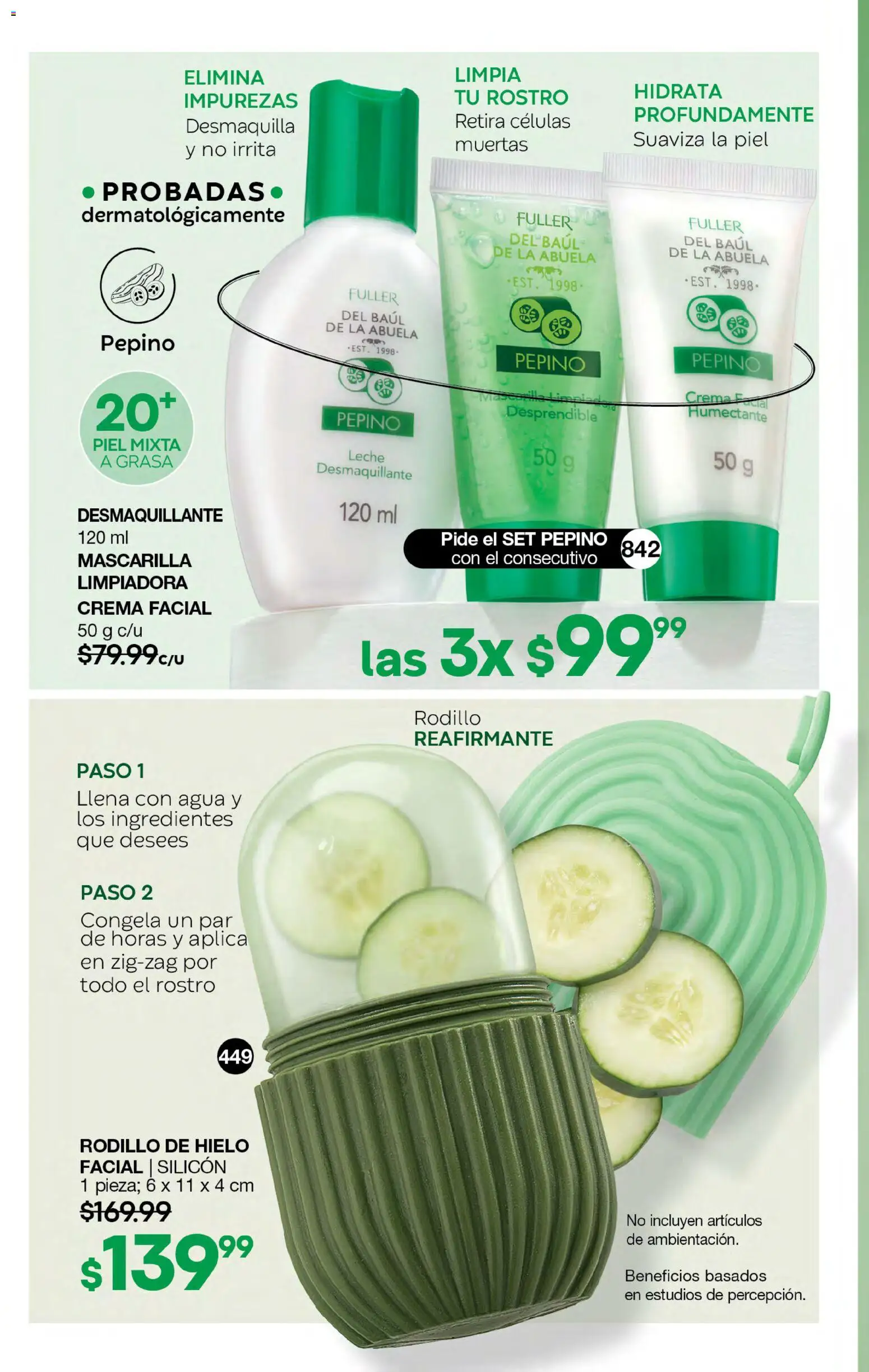 Nuevas ofertas de Fuller válidas en toda la República Mexicana desde el 05/08/2026. ¡Encuentra las mejores ofertas en Fuller campaña 9 2026! | Página: 98 | Productos: Agua, Leche, Mascarilla, Rodillo