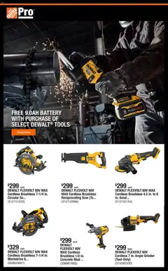 Preview of Home Depot weekly ads valid from 08/03/2026