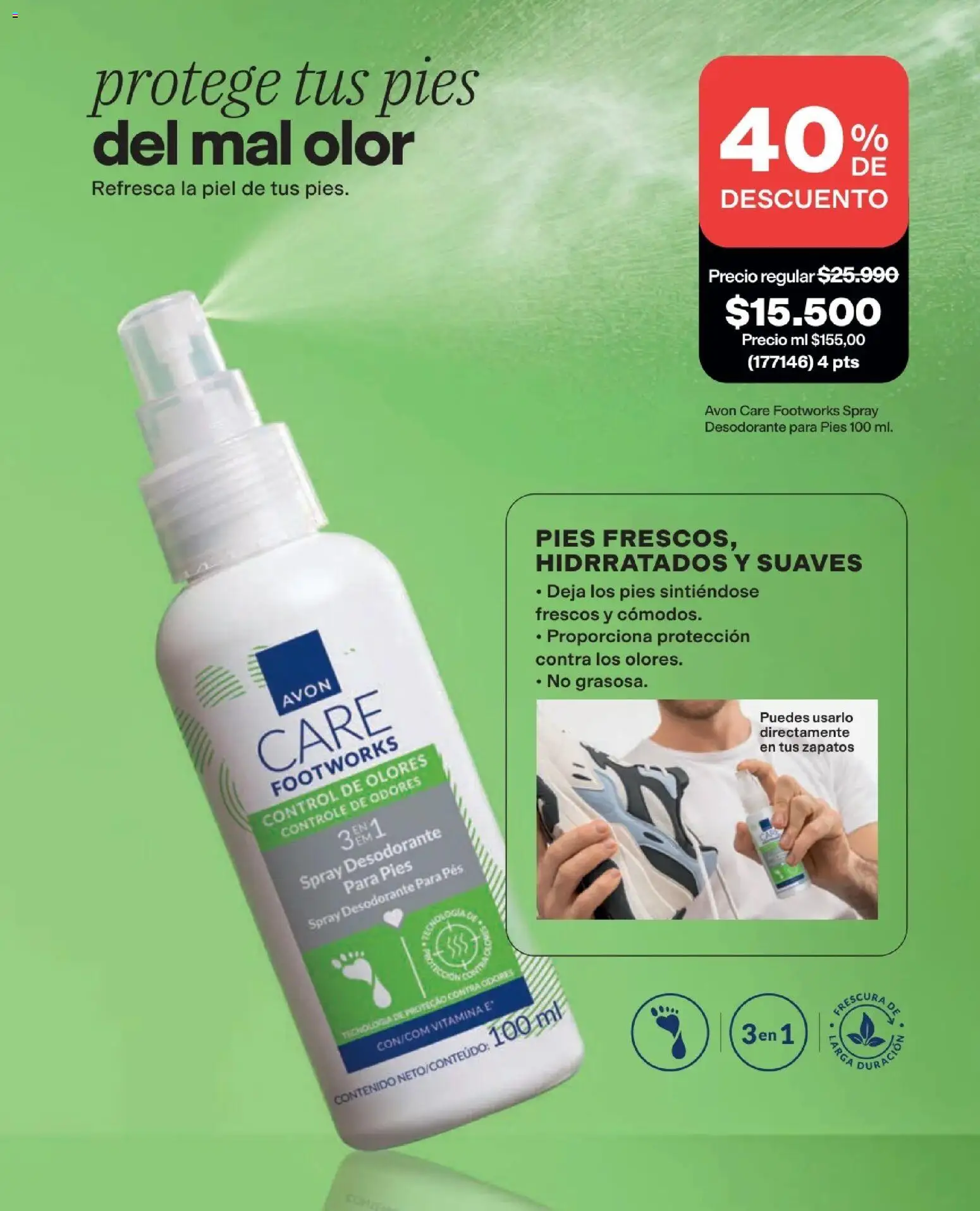 Avon revista - valida desde el 15/07/2026 | Página: 150 | Productos: Desodorante, Zapatos