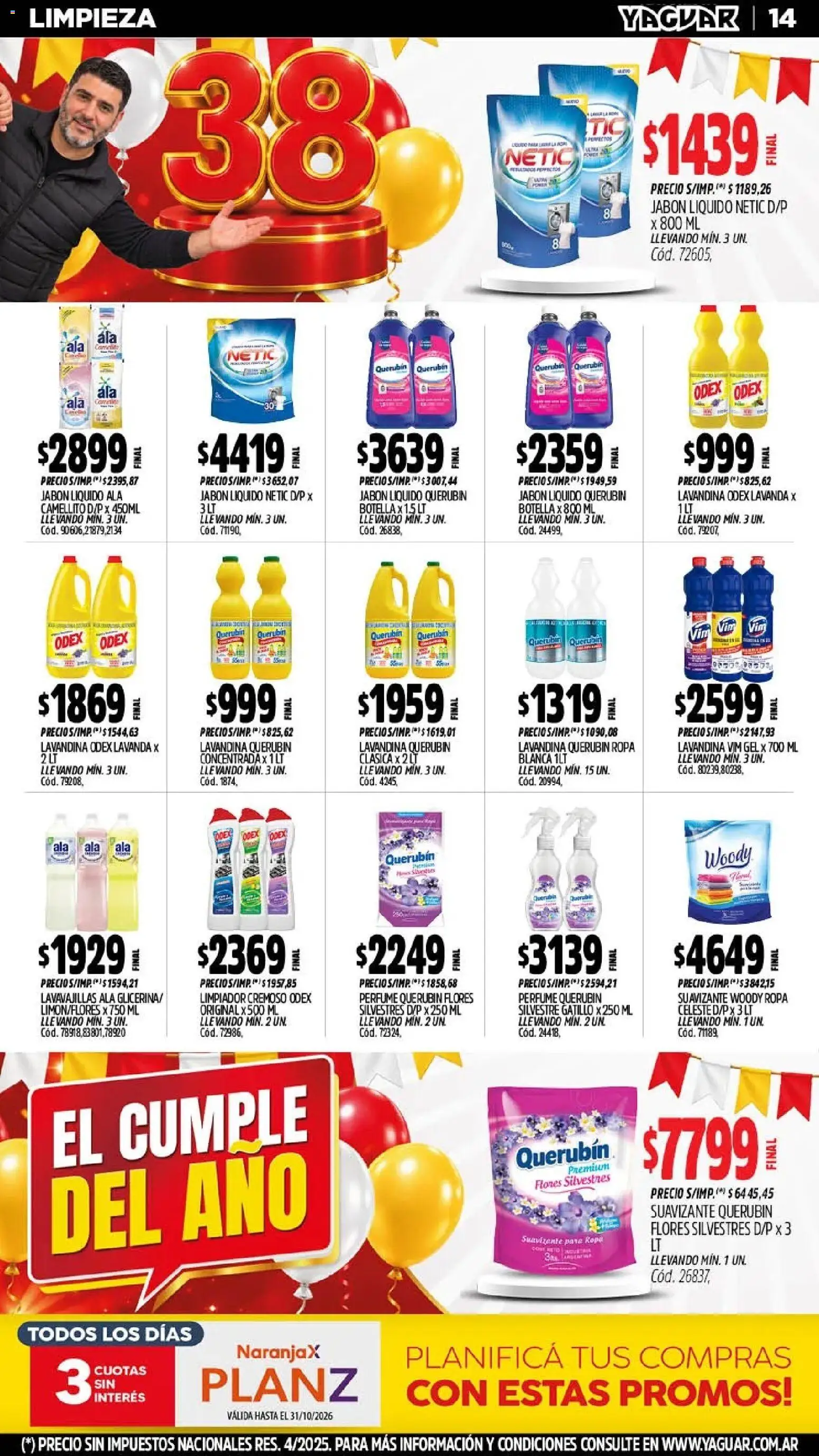 Yaguar - Oferta Semanal Mar del Plata │ válido desde el 19/10/2026 | Página: 16