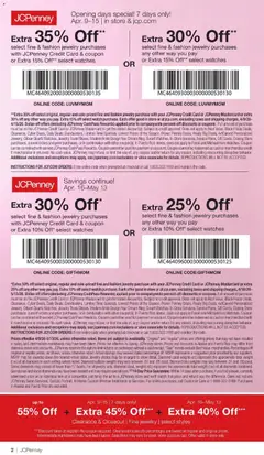 Preview of JCPenney weekly ads valid from 09.04.2026 | Page: 52 | Products: Watches, Watch, Weight