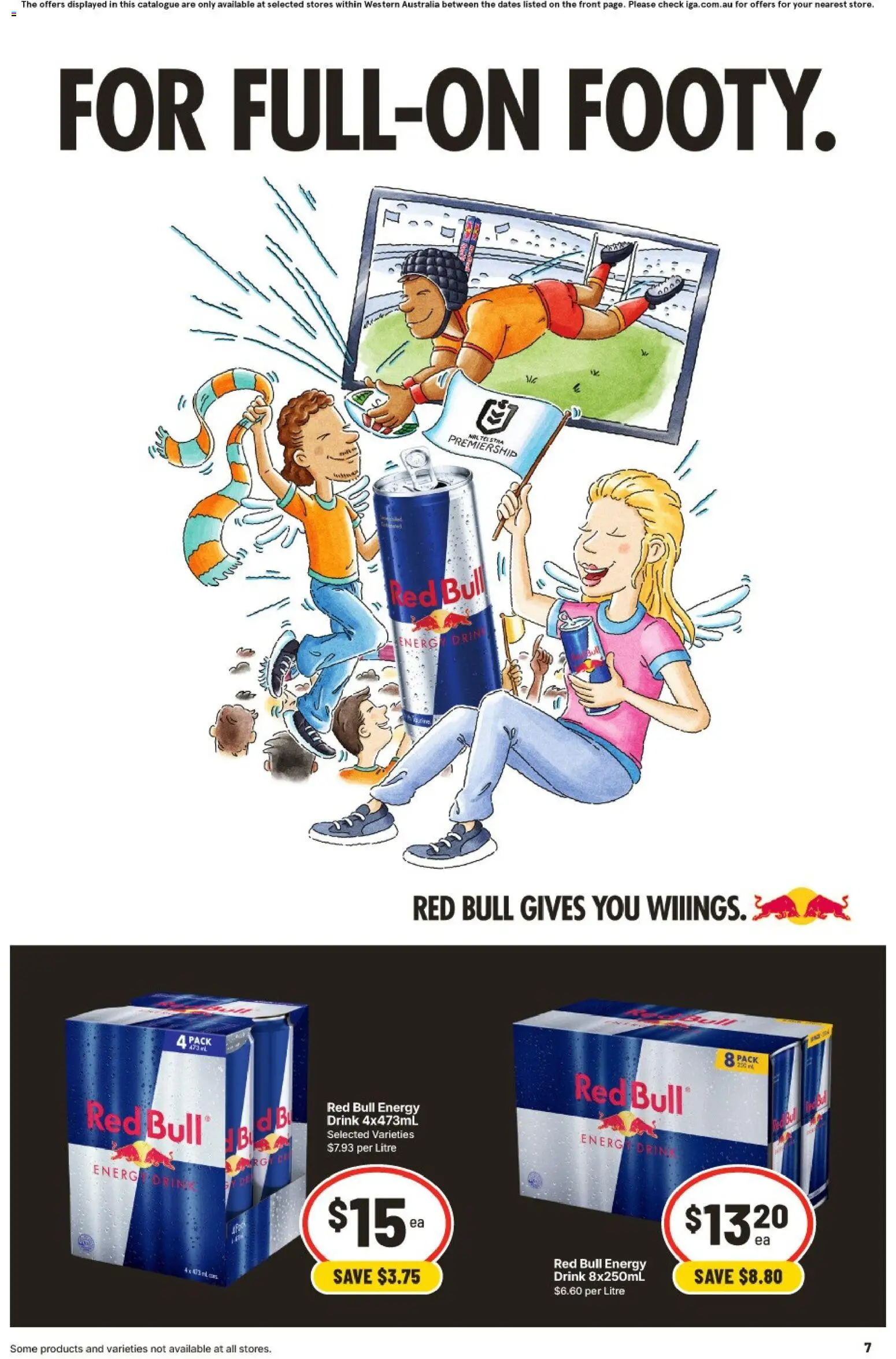 IGA catalogue - valid from 30/09/2026 | Page: 7 | Products: Energy drink, Red Bull