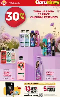Vista previa de Del Sol y Woolworth catálogo Bueno, Bonito y Baratón, nuevo folleto de la tienda, válido en México a partir del 09/07/2026 | Página: 16 | Productos: Monedero, Brillo, Aceite, Mousse