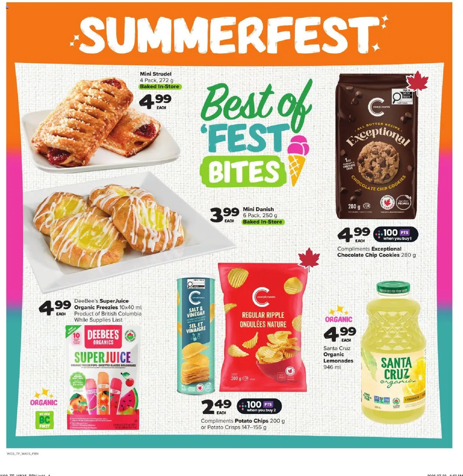 Thrifty Foods flyer valid from Aug 6, 2026 | Page: 11 | Products: Chips, Cookies, Lemonade, Chocolate