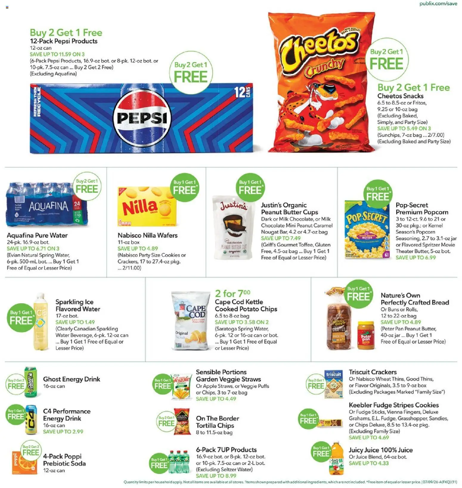 Publix Weekly Ad - valid from 07/08/2026 | Page: 11 | Products: Box, Milk, Ice, Kettle