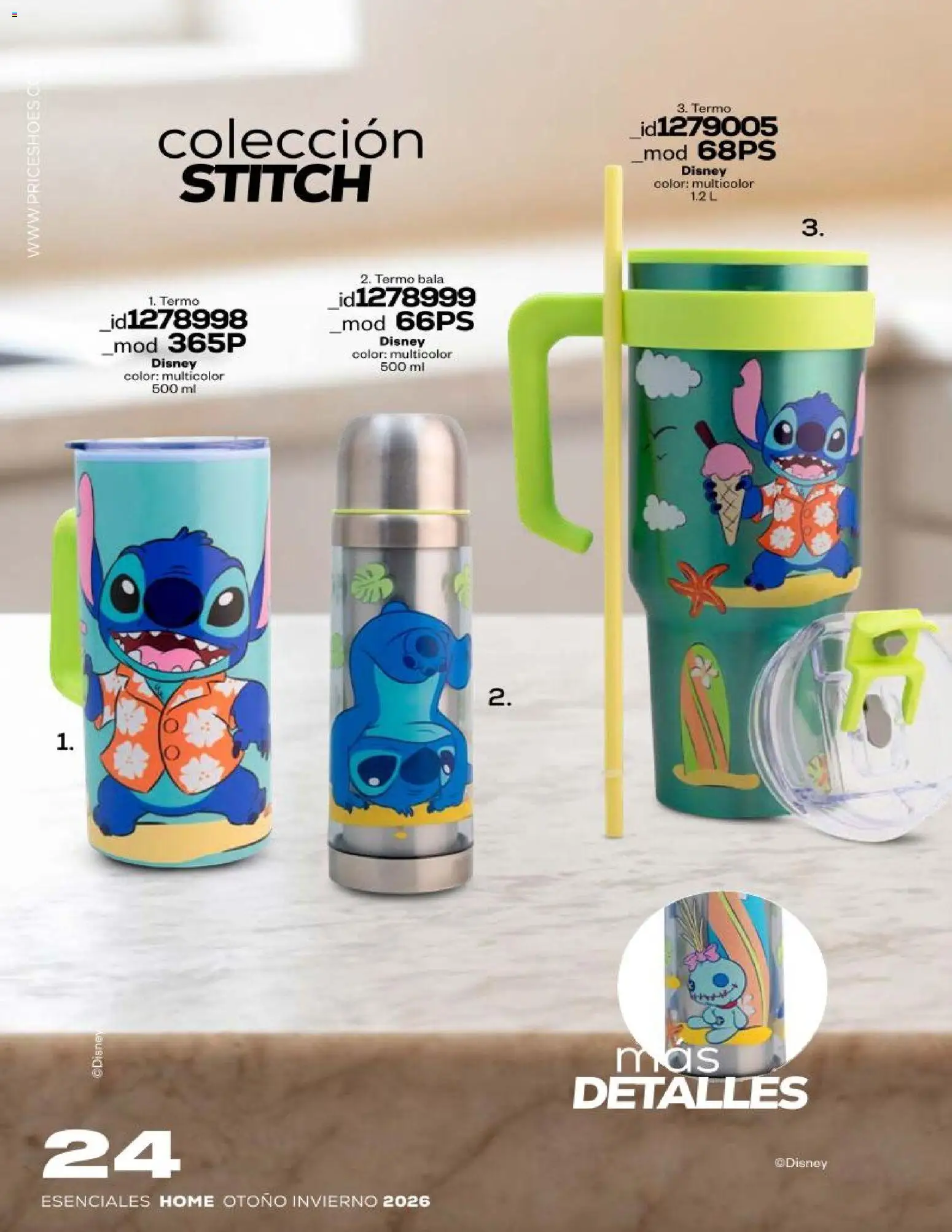 Nuevas ofertas de Price Shoes válidas en toda la República Mexicana desde el 17/08/2026. ¡Encuentra las mejores ofertas en Price Shoes catálogo Esenciales Home! | Página: 24 | Productos: Termo