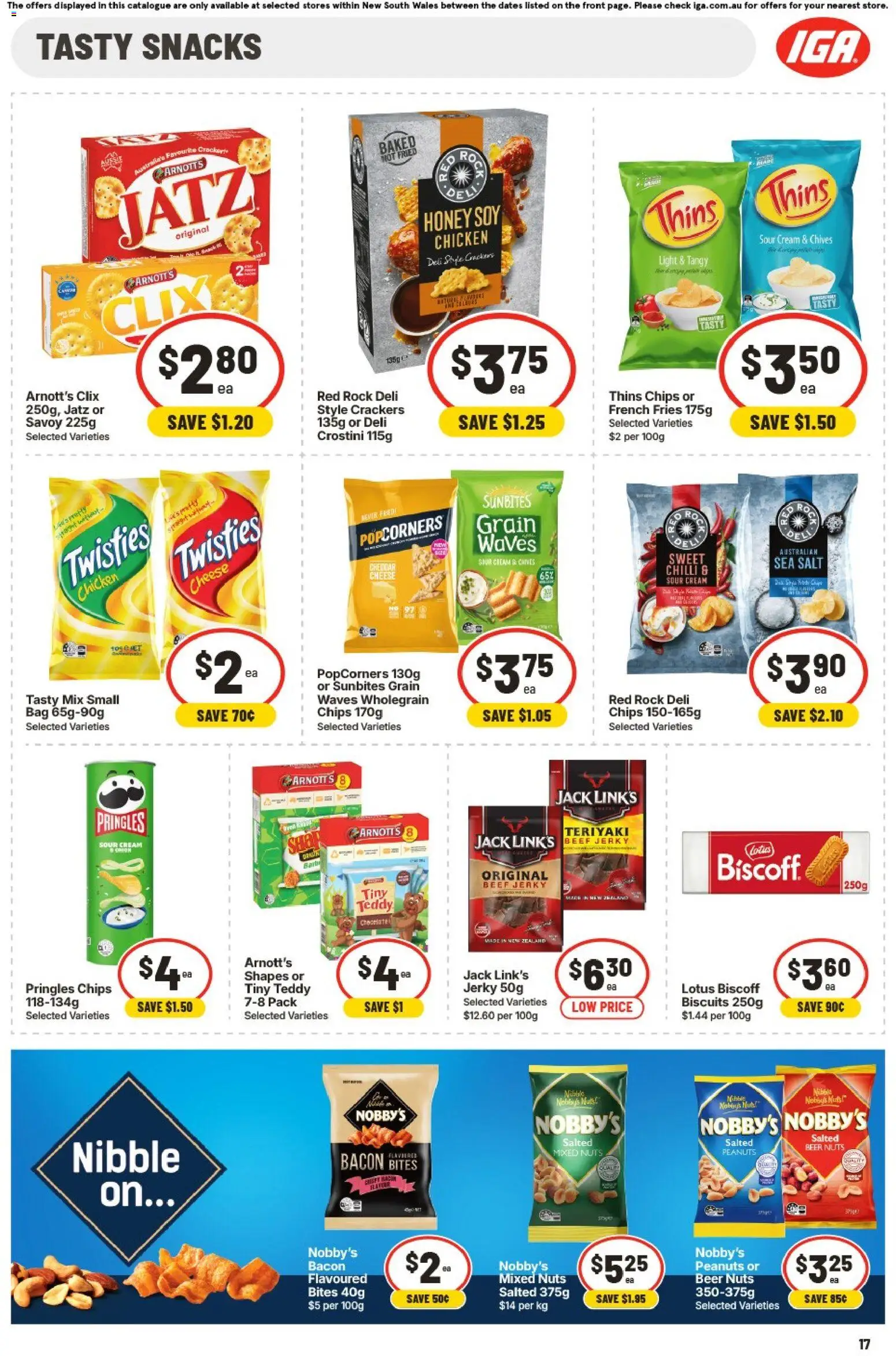 IGA catalogue - valid from 02/09/2026 | Page: 16 | Products: Bacon, Light, Chocolate, Chips