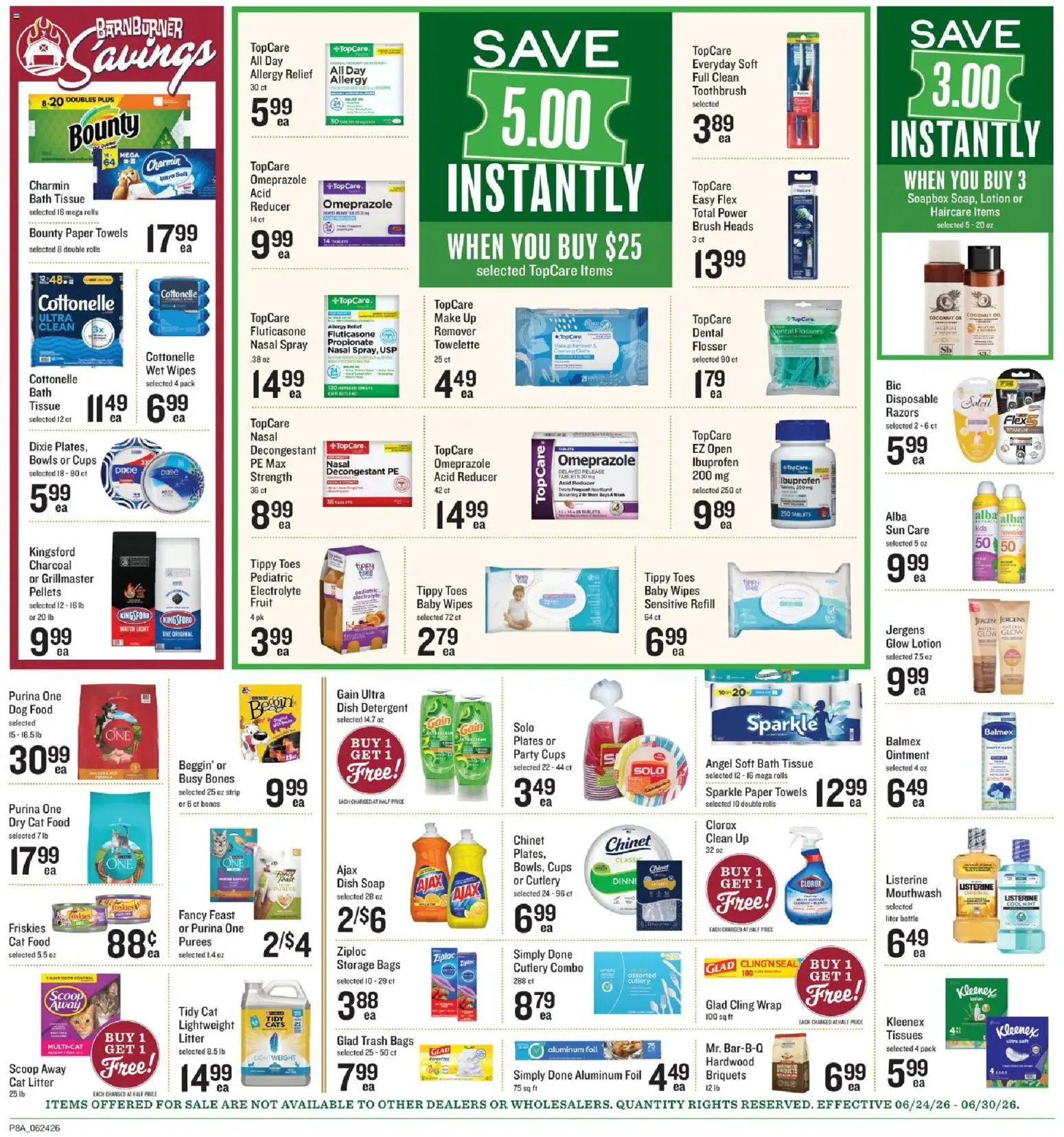 Lowes Foods Weekly Ad - valid from 06/24/2026 | Page: 13 | Products: Dog Food, Oil, Soap, Weight