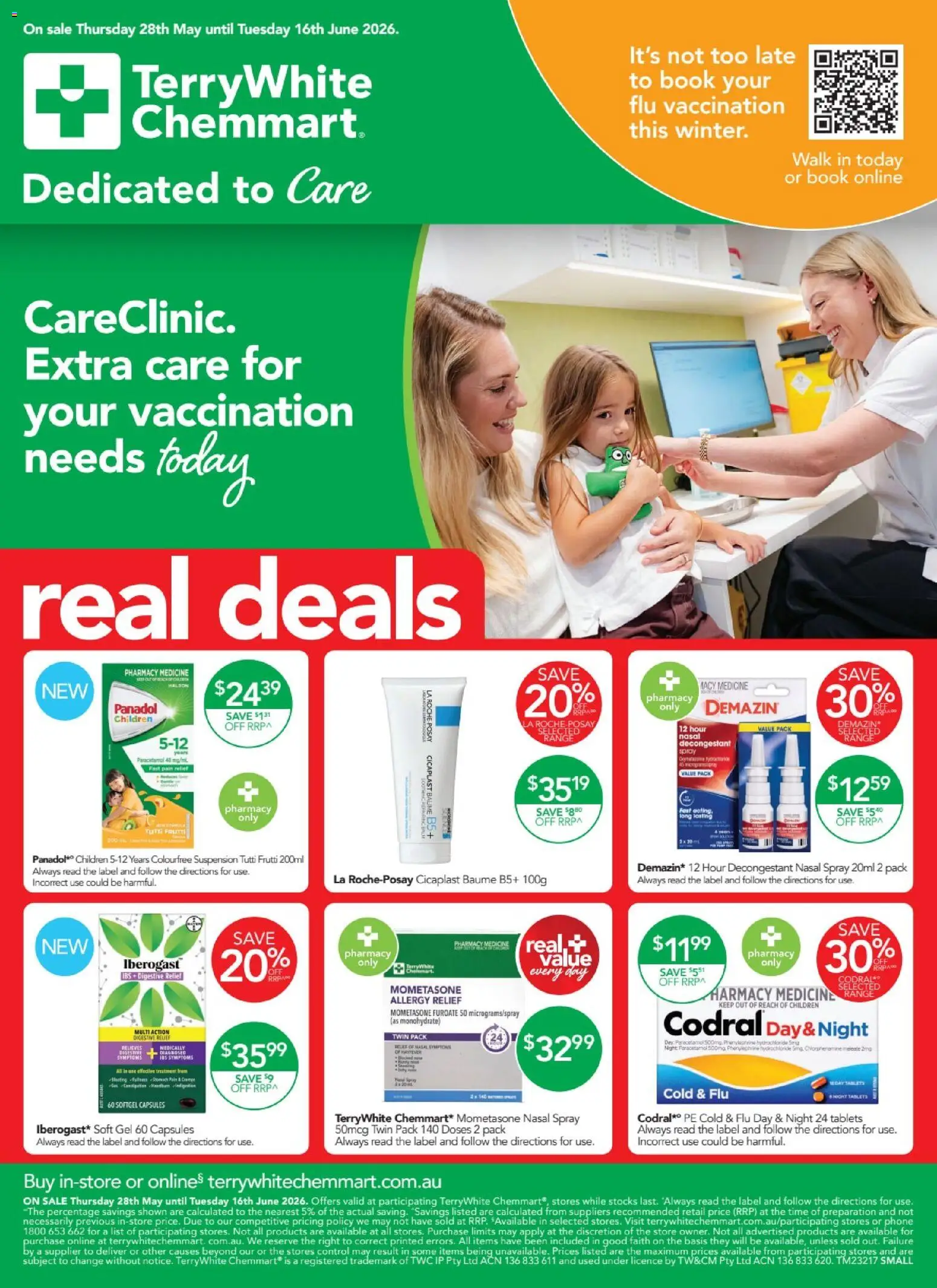 Terry White catalogue - valid from 28.05.2026 | Page: 1 | Products: Phone, Treatment, Tablets, Allergy