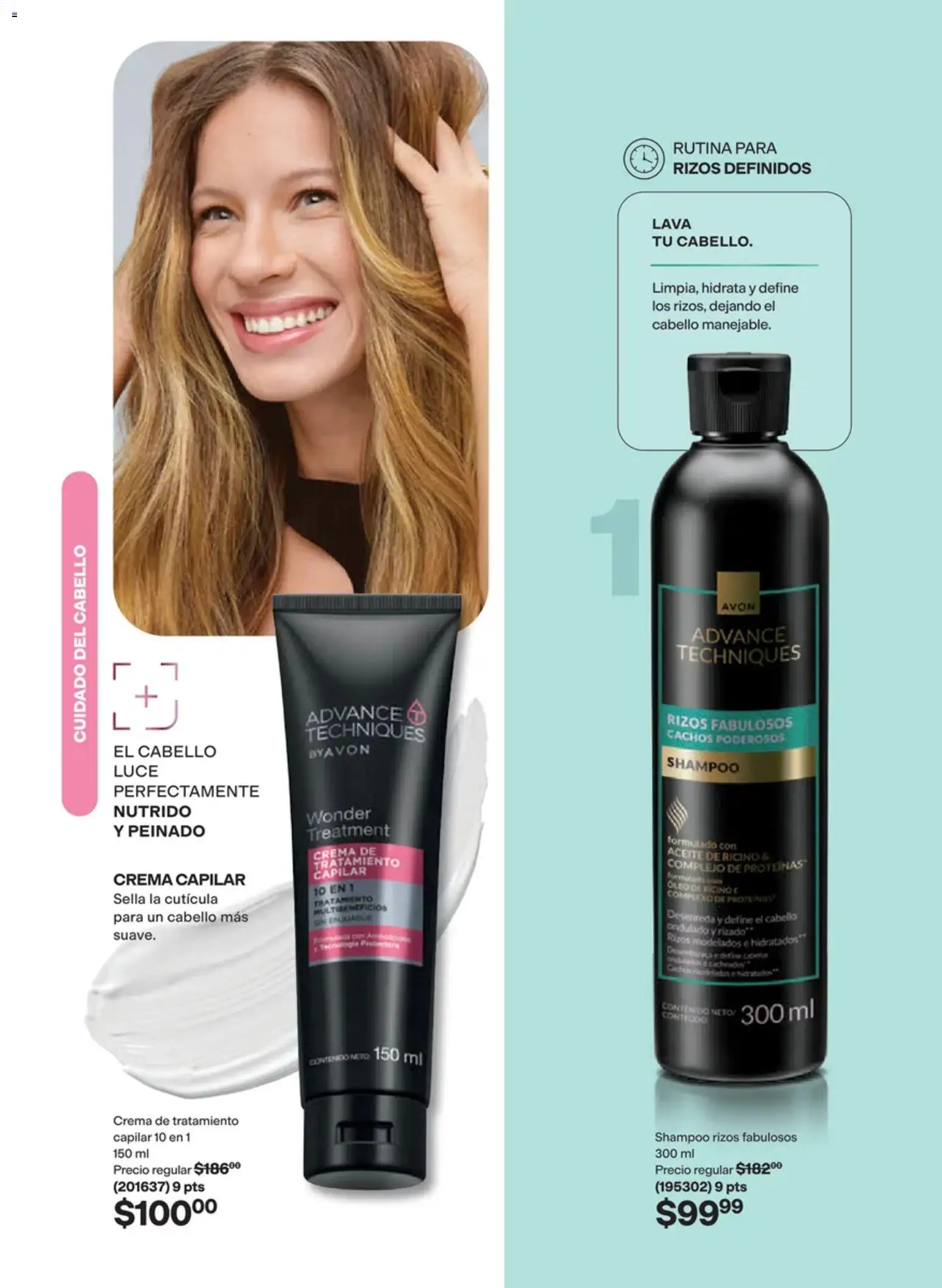 Nuevas ofertas de AVON válidas en toda la República Mexicana desde el 02/10/2026. ¡Encuentra las mejores ofertas en AVON campaña 15 2026! | Página: 144 | Productos: Crema, Aceite, Shampoo
