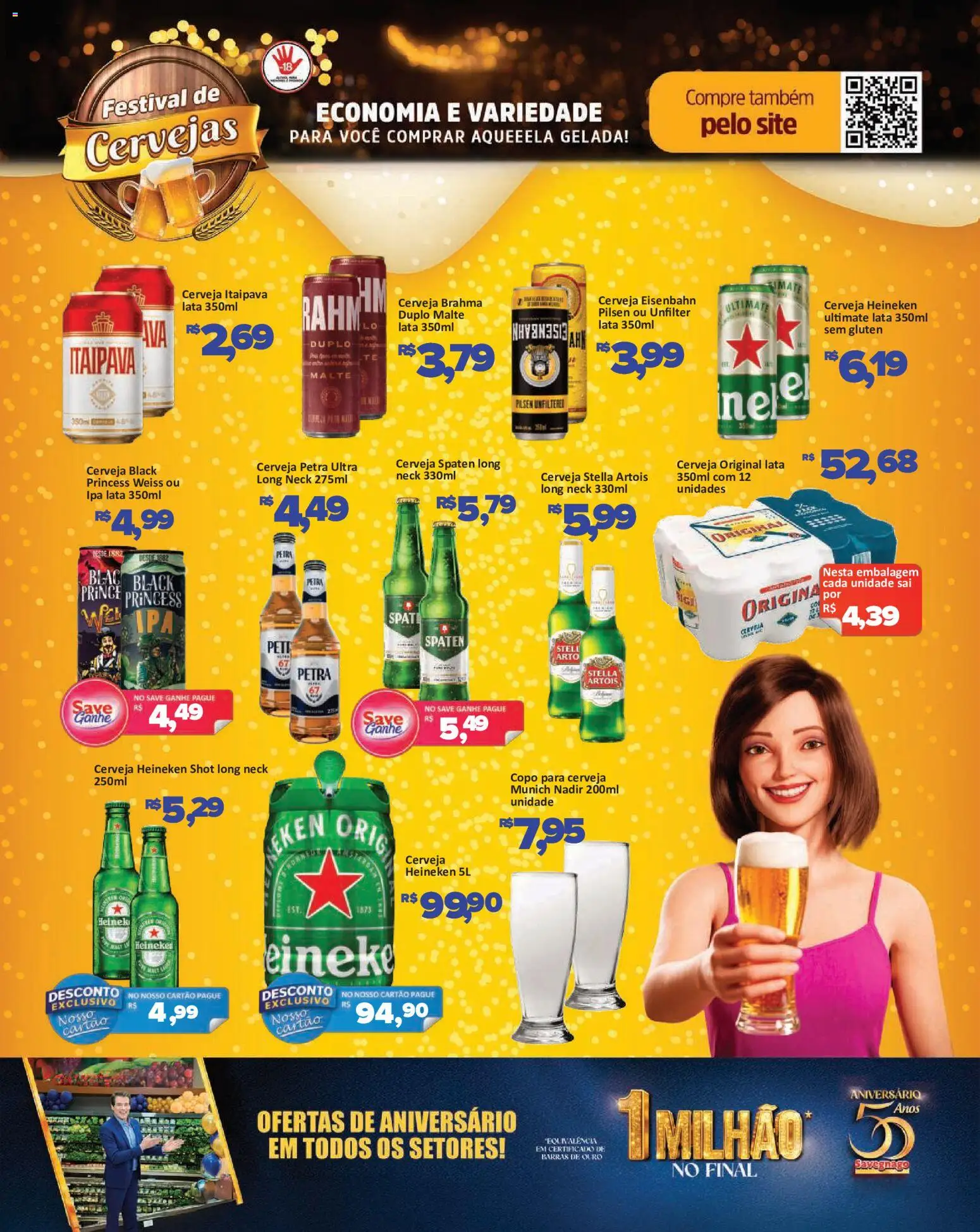 Savegnago Folheto - válido de 12/08/2026 | Página: 7 | Produtos: Eisenbahn, Cerveja, Cerveja Heineken, Heineken