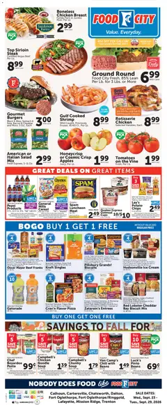 Preview of Food City weekly ads valid from 09/23/2026 | Page: 3