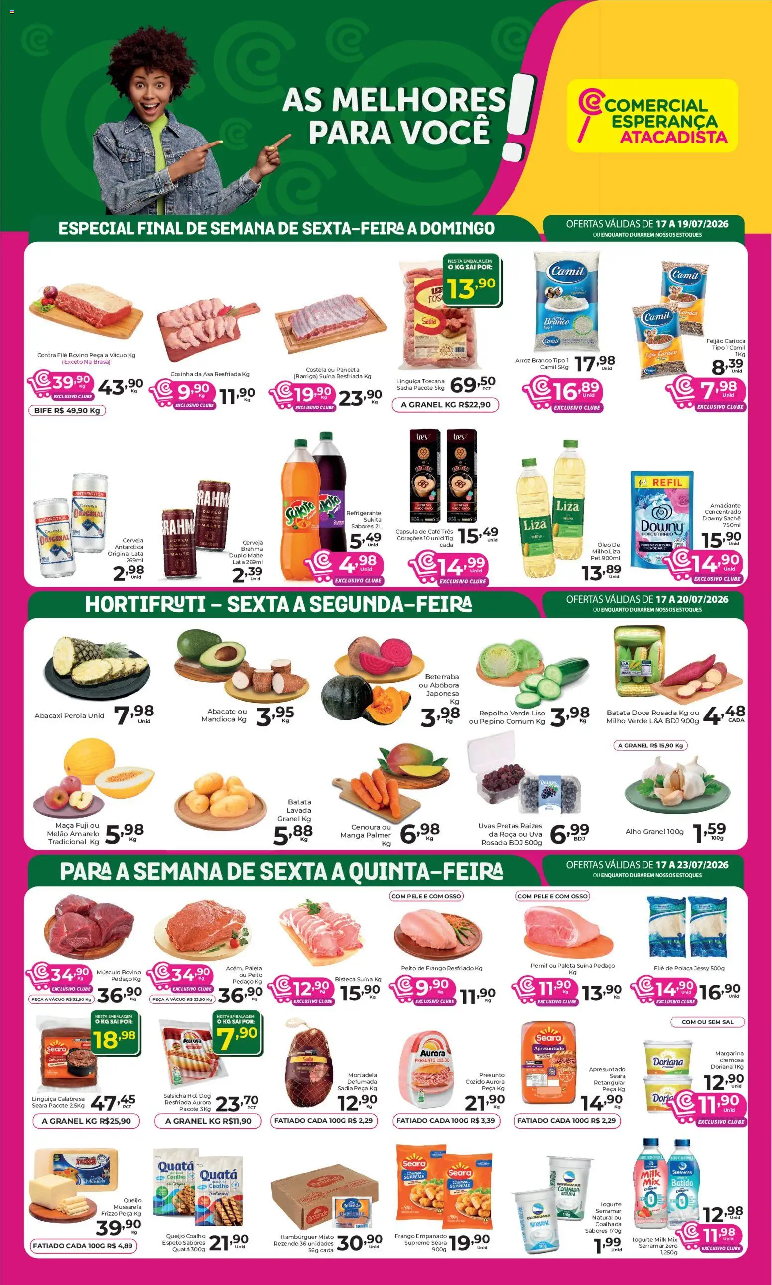 Comercial Esperança ofertas Semanal de 17/07/2026 catalogue cover