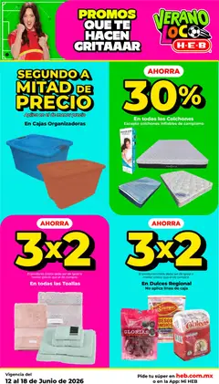 Vista previa de H-E-B folleto, nuevo folleto de la tienda, válido en México a partir del 12.06.2026 | Página: 16 | Productos: Dulce de leche, Leche, Nuez, Dulces