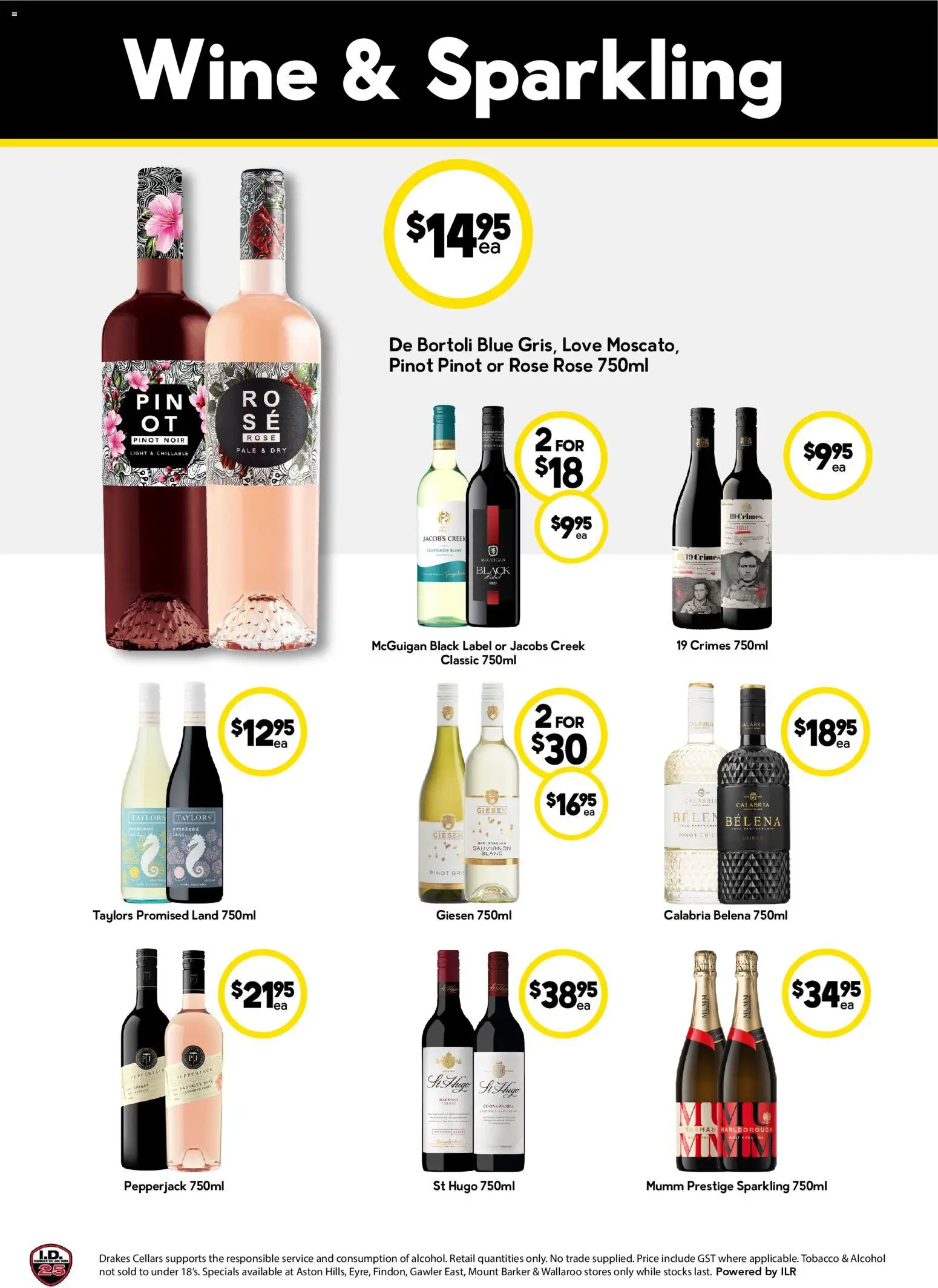 Drakes catalogue - valid from 19/08/2026 | Page: 5 | Products: Light, Alcohol, Wine