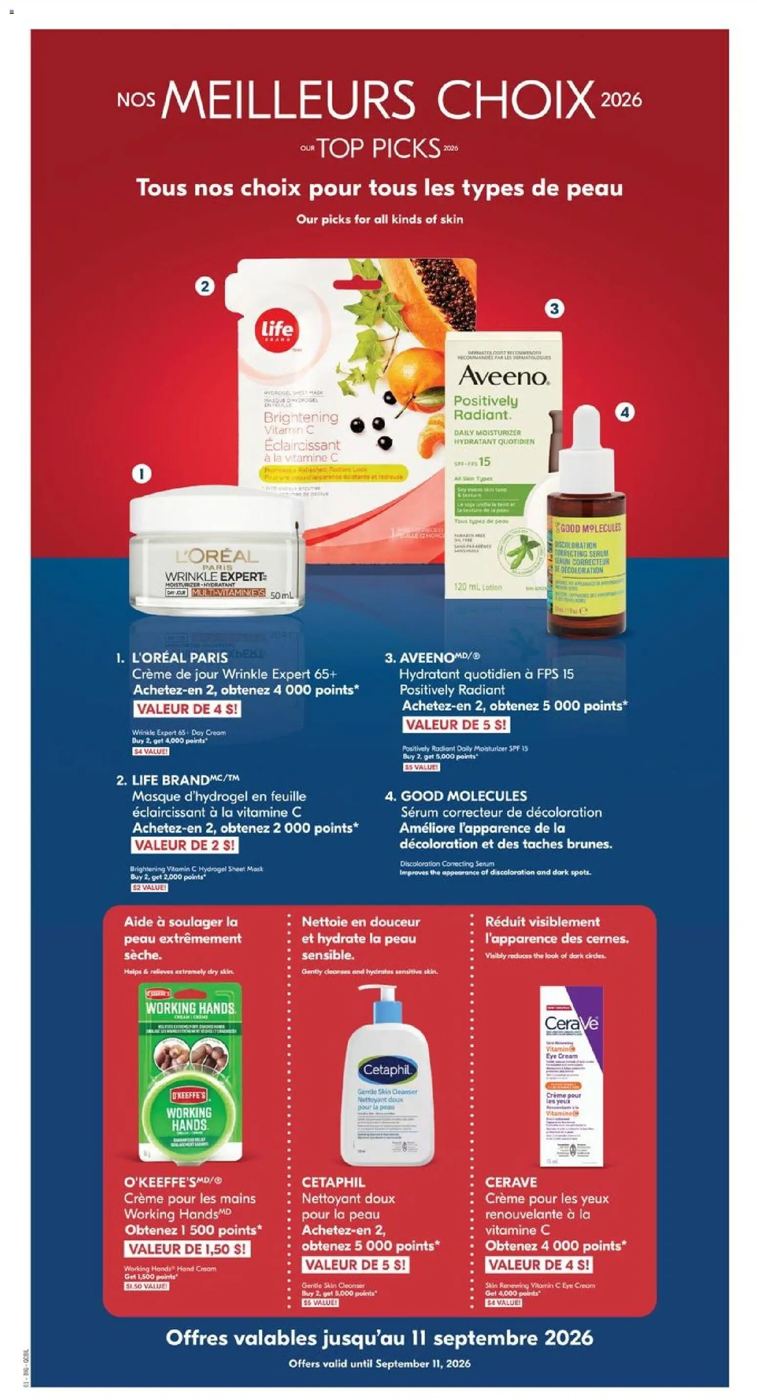 Pharmaprix flyer valid from Aug 29, 2026 | Page: 20 | Products: Cream, Mask