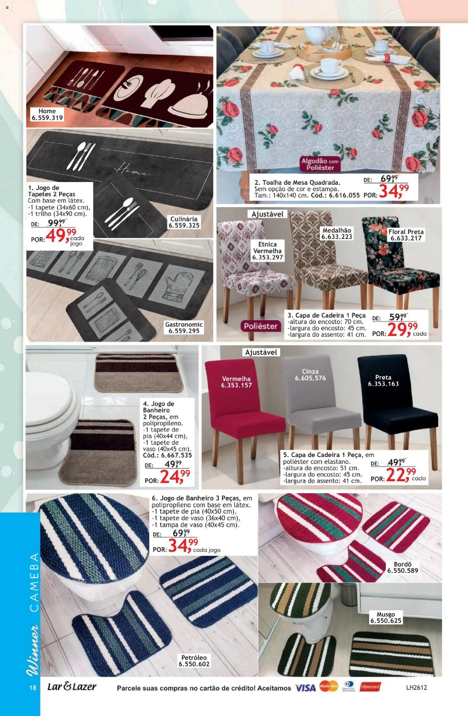Quatro Estações Folheto - válido de 01.04.2026 | Página: 18 | Produtos: Cadeira, Vaso, Algodão, Pia