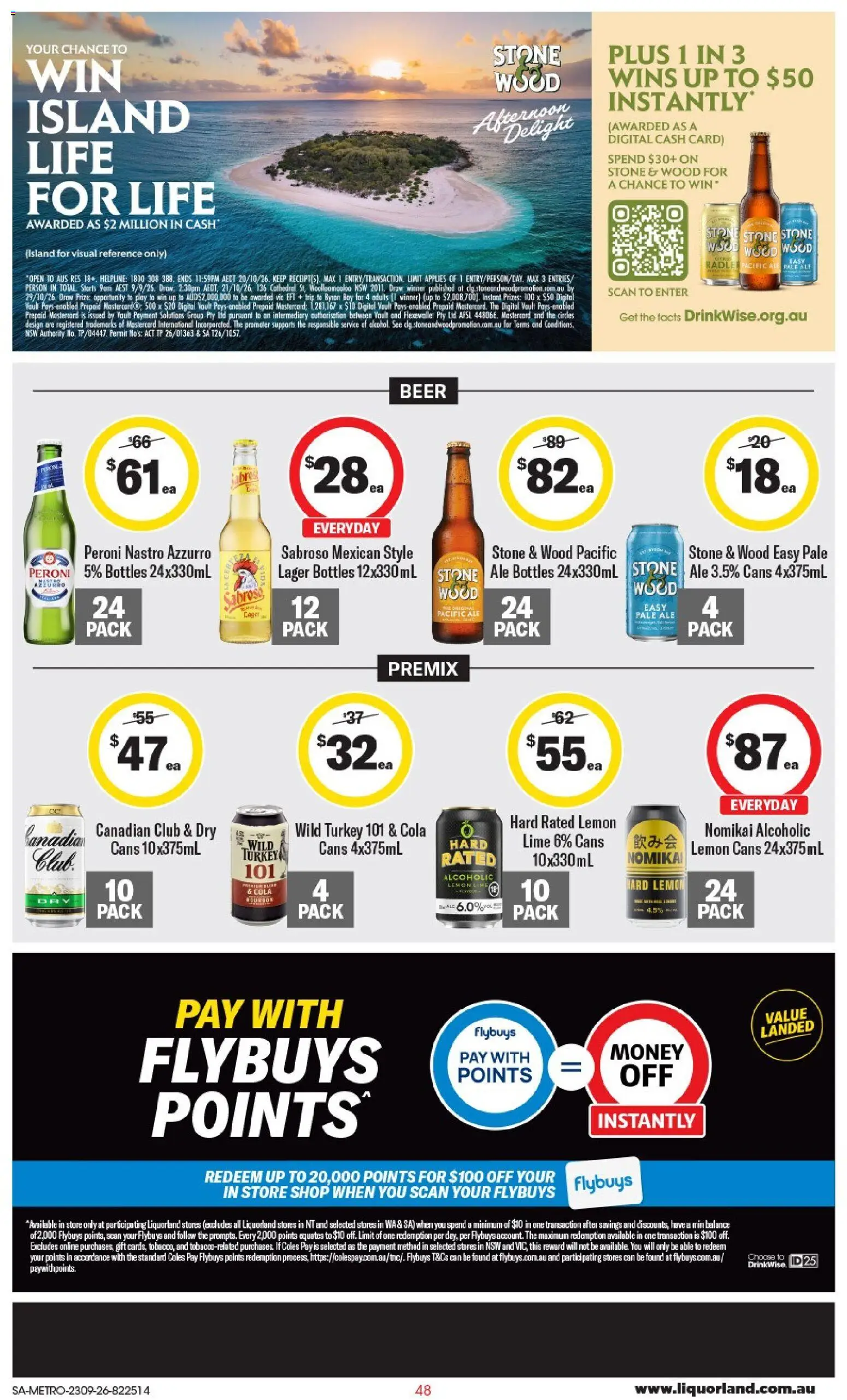 Coles catalogue - valid from 23/09/2026 | Page: 3 | Products: Beer, Wood, Lemon, Digital