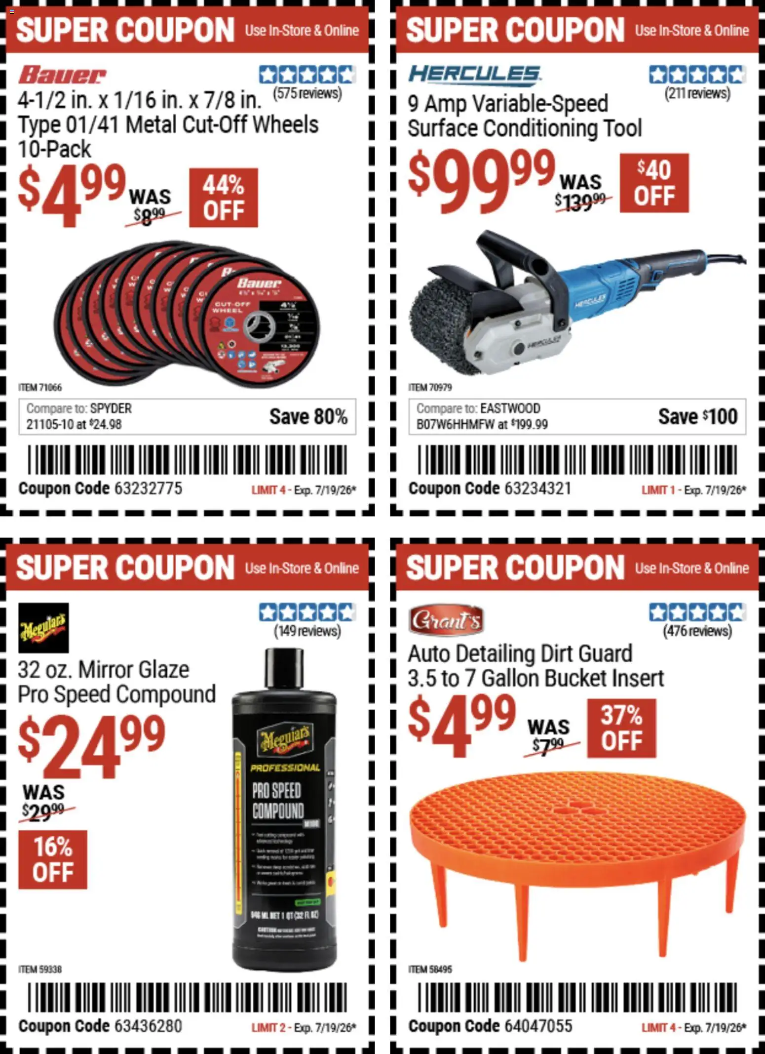 Harbor Freight Weekly Ad - valid from 07/06/2026 | Page: 11 | Products: Mirror