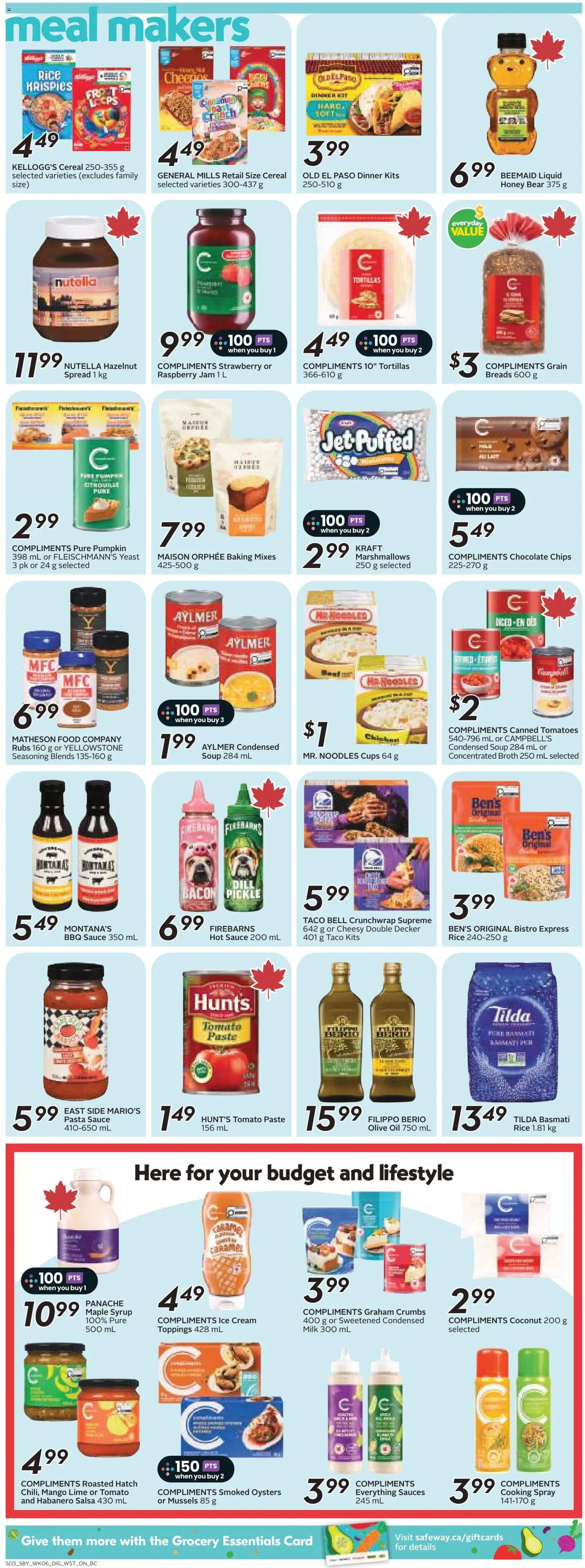 Safeway flyer valid from 04.06.2026 | Page: 12 | Products: Cream, Ice cream, Milk, Chocolate
