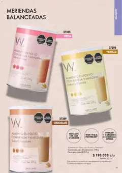 Oriflame catálogo 11 -  Vista previa de la revista de la tienda Oriflame valido desde el 01/08/2026 | Página: 91 | Productos: Agua, Polvo, Leche, Chocolate