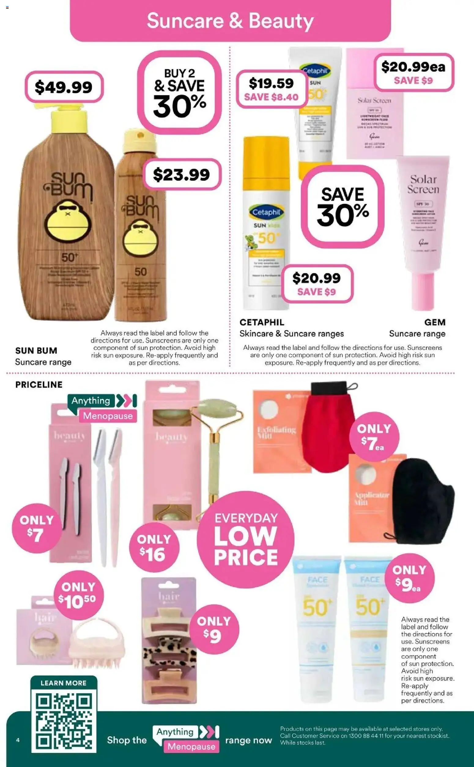 Priceline Pharmacy catalogue Stepney - 10/09/2026 > weekly / monthly specials | Page: 4 | Products: Screen