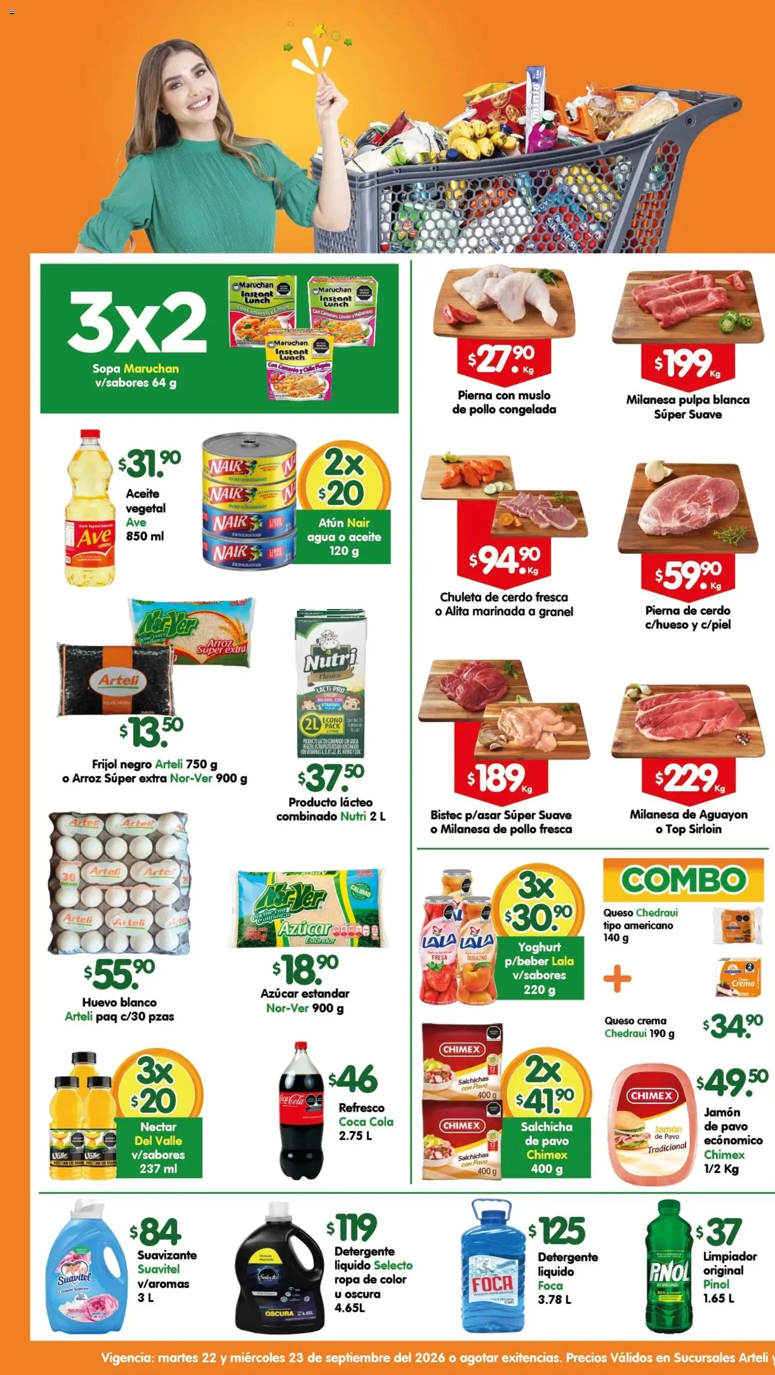 Nuevas ofertas de Arteli válidas en toda la República Mexicana desde el 22/09/2026. ¡Encuentra las mejores ofertas en Arteli folleto! | Página: 1
