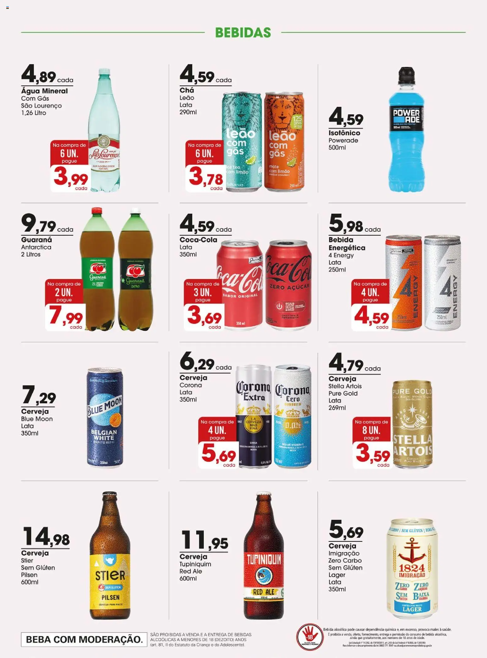 Zaffari Folheto - válido de 11/08/2026 | Página: 13 | Produtos: Guaraná, Ice tea, Açúcar, Isotônico