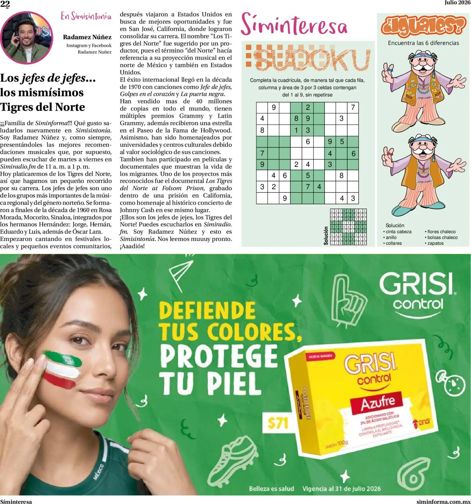 Nuevas ofertas de Farmacias Similares válidas en toda la República Mexicana desde el 01/07/2026. ¡Encuentra las mejores ofertas en Farmacias Similares catálogo! | Página: 22