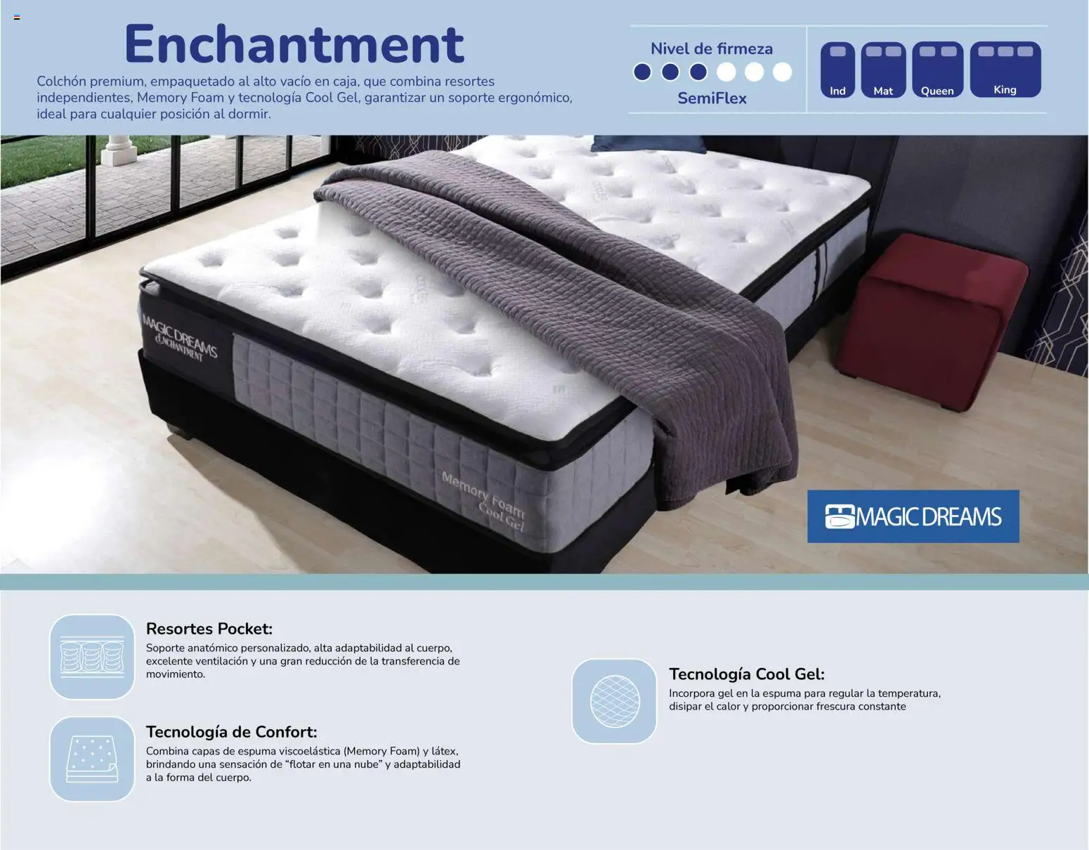 Nuevas ofertas de Muebles Dico válidas en toda la República Mexicana desde el 01.05.2026. ¡Encuentra las mejores ofertas en Muebles Dico catálogo Colchones! | Página: 11 | Productos: Espuma, Colchón