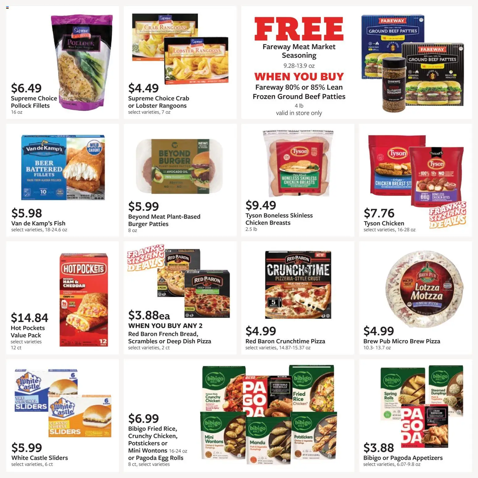 Fareway Monthly Ad - valid from 08/03/2026 | Page: 24 | Products: Ham, Pizza, Beer, Fish