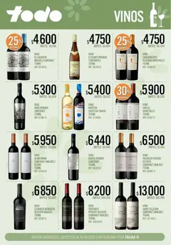Vista previa Supermercados TODO Ofertas válido desde el 28/07/2026 | Página: 15 | Productos: Vino