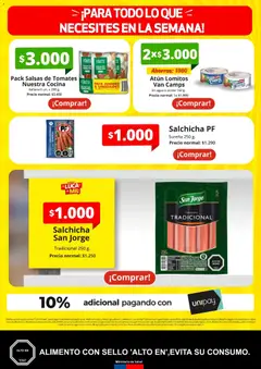 Unimarc Ofertas válido desde el 15.04.2026 | Página: 14 | Productos: Atún, Agua, Cocina, Aceite