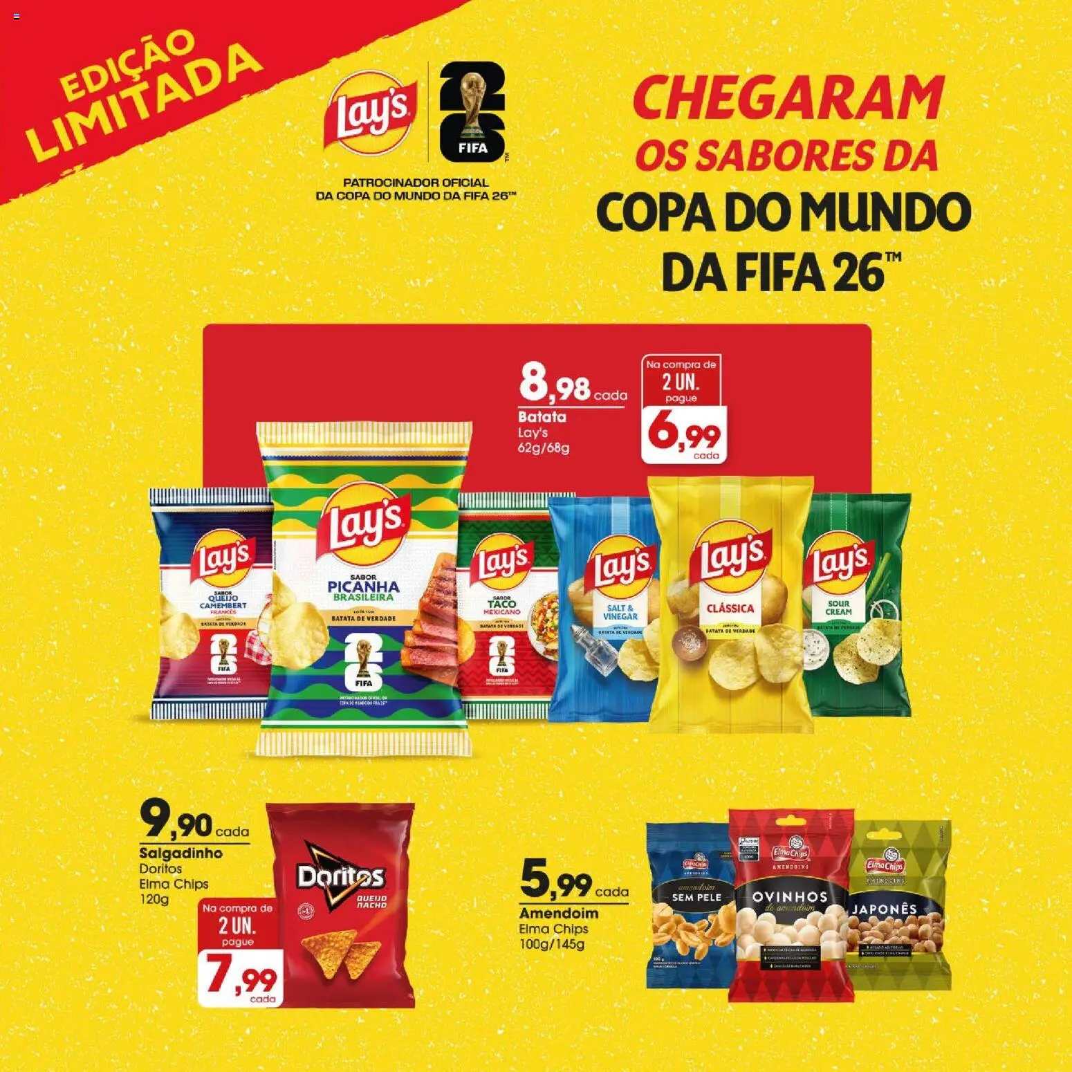 Zaffari Folheto - válido de 09.06.2026 | Página: 9 | Produtos: Elma Chips, Picanha, Queijo, Camembert