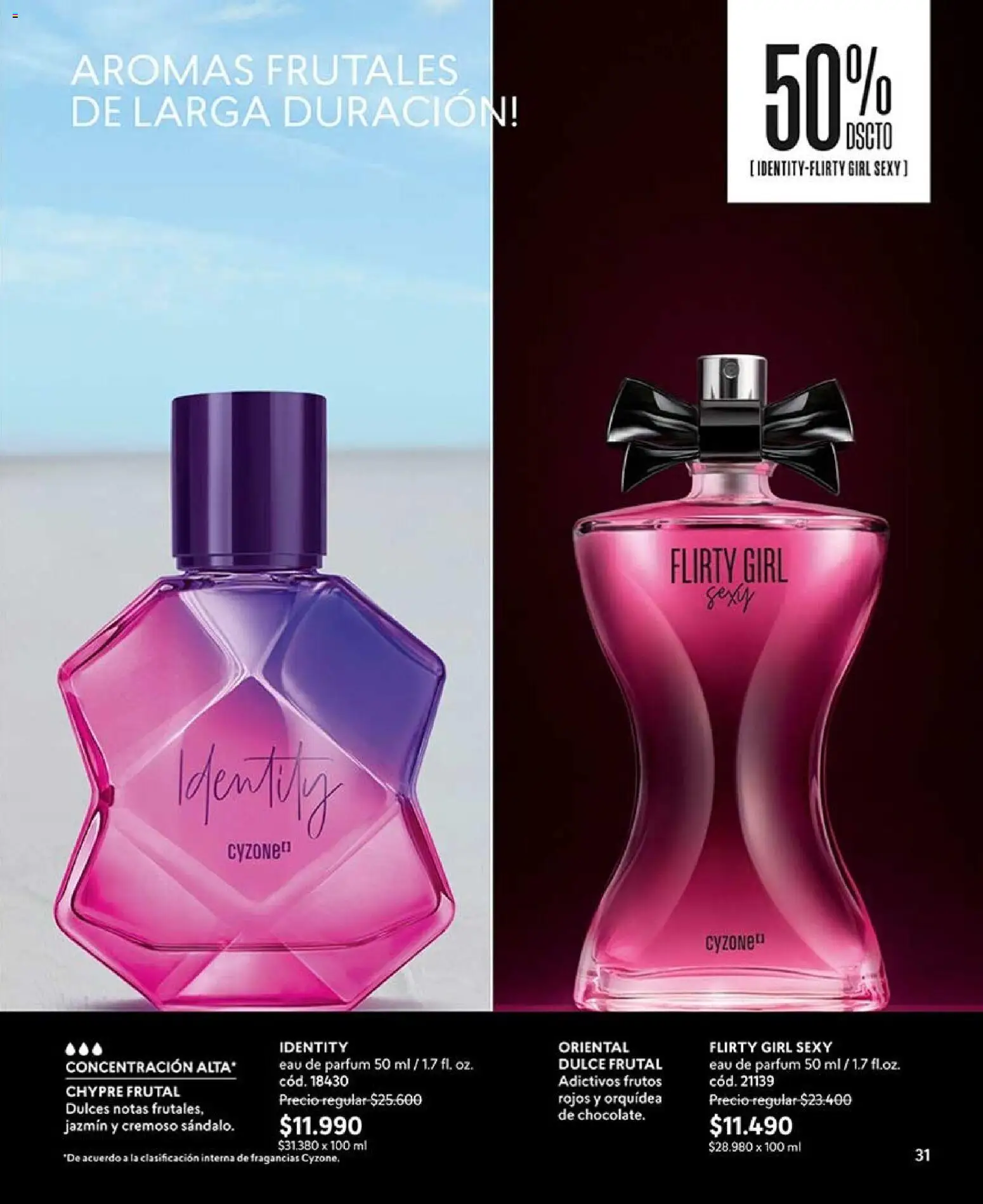 Catálogo CyZone Campaña 15 │ válido desde el 06.09.2026 | Página: 31 | Productos: Dulces, Orquídea
