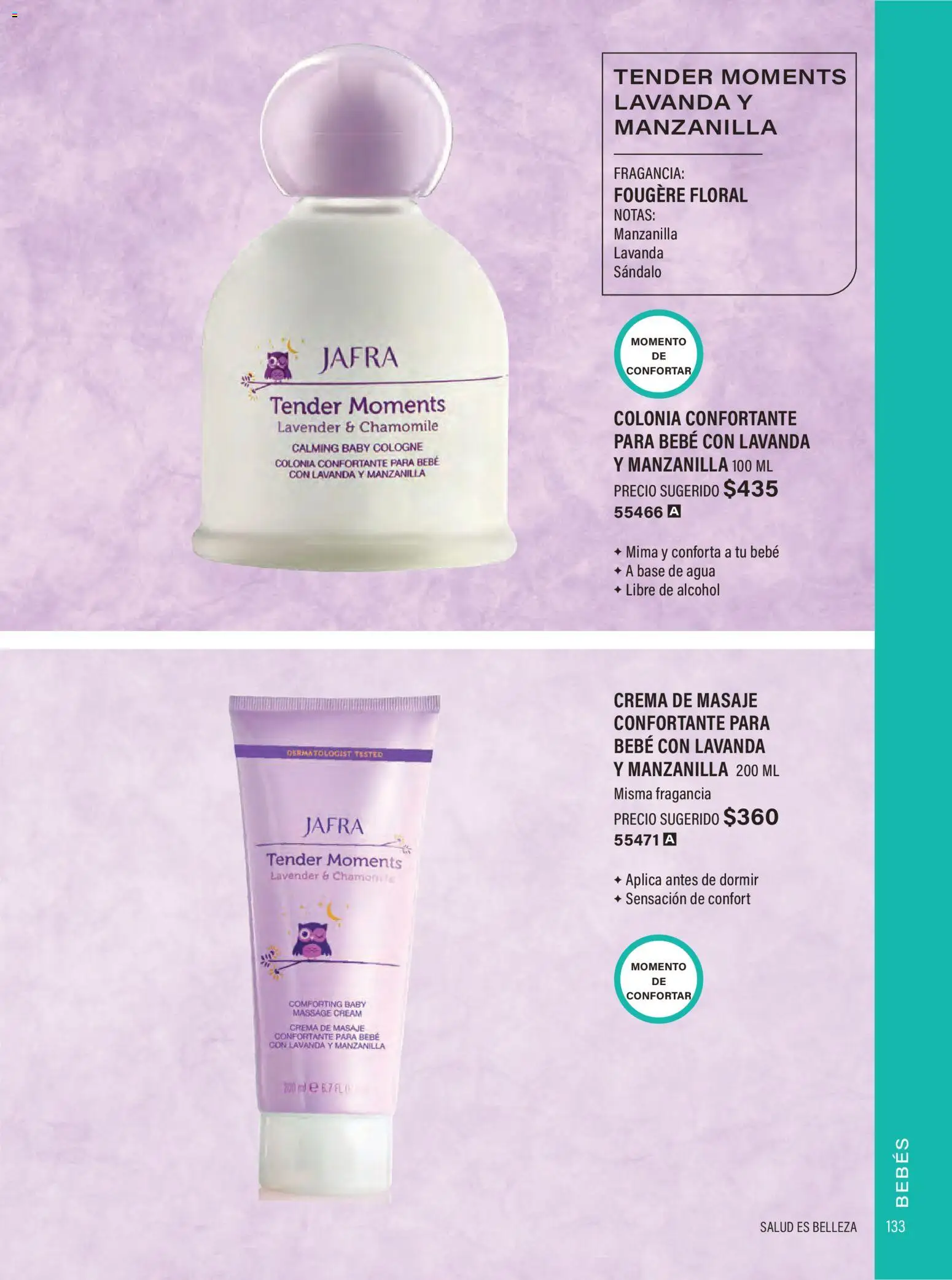 Nuevas ofertas de JAFRA válidas en toda la República Mexicana desde el 01/07/2026. ¡Encuentra las mejores ofertas en JAFRA catálogo Organizador de Ventas! | Página: 133 | Productos: Crema, Agua, Fragancia