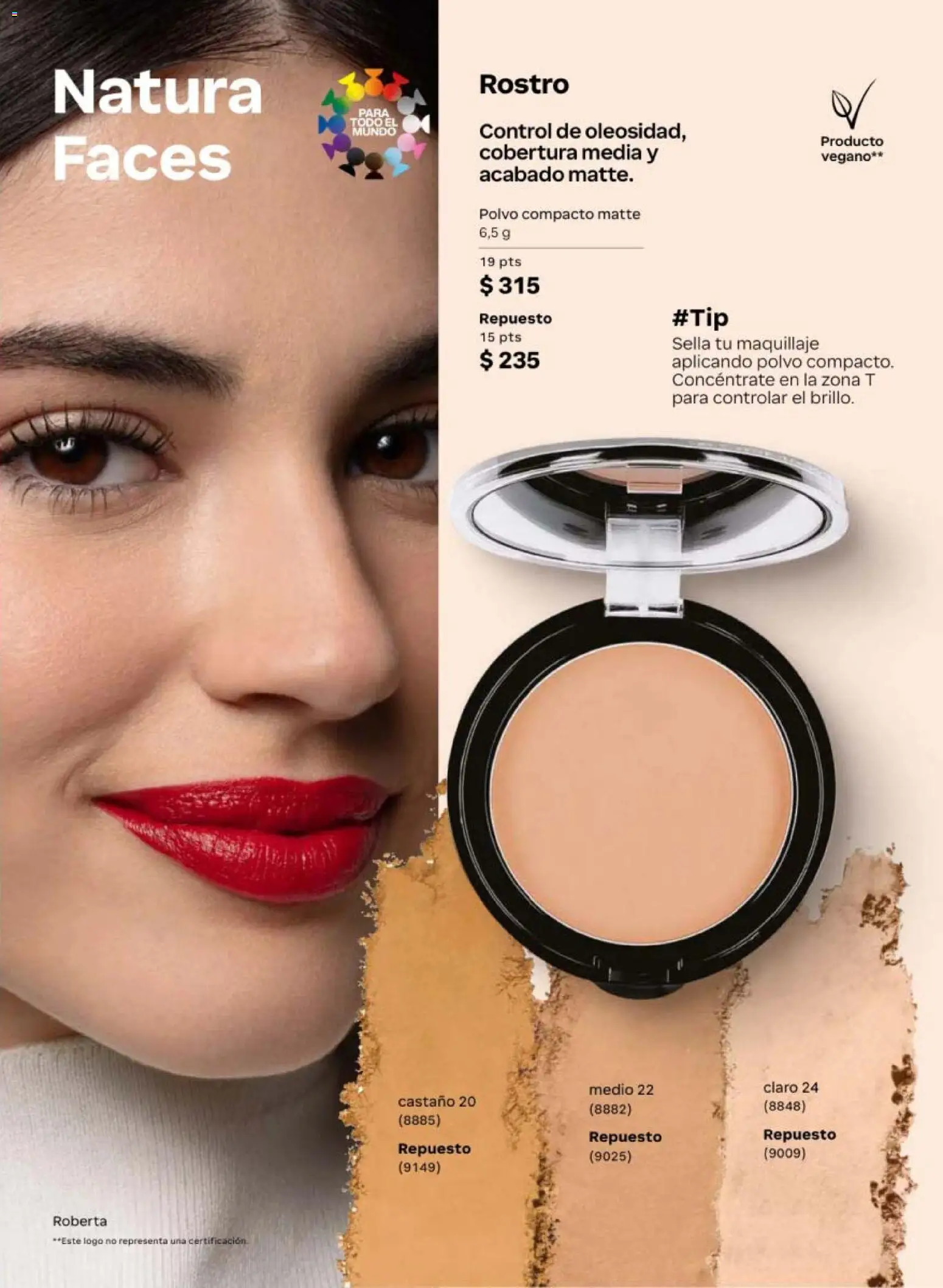 Nuevas ofertas de Natura válidas en toda la República Mexicana desde el 02.04.2026. ¡Encuentra las mejores ofertas en Natura campaña 6 2026! | Página: 91 | Productos: Polvo compacto, Maquillaje, Polvo